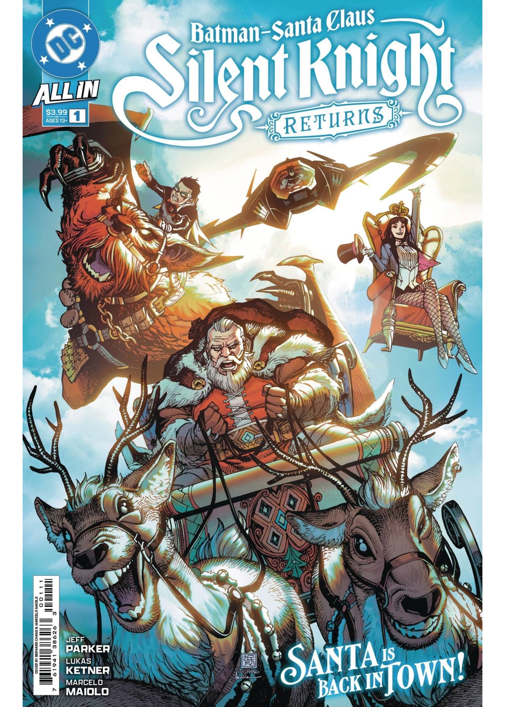 . BATMAN SANTA CLAUS SILENT KNIGHT RETURNS #1