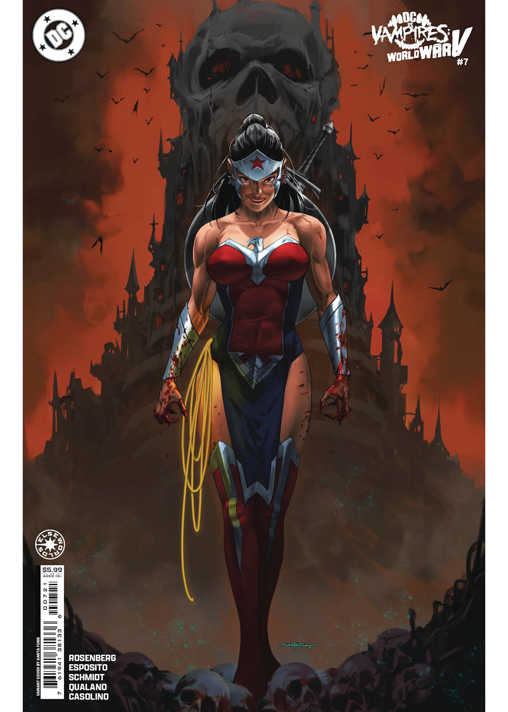. DC VS VAMPIRES WORLD WAR V #7 (OF 12) CVR B FUNG