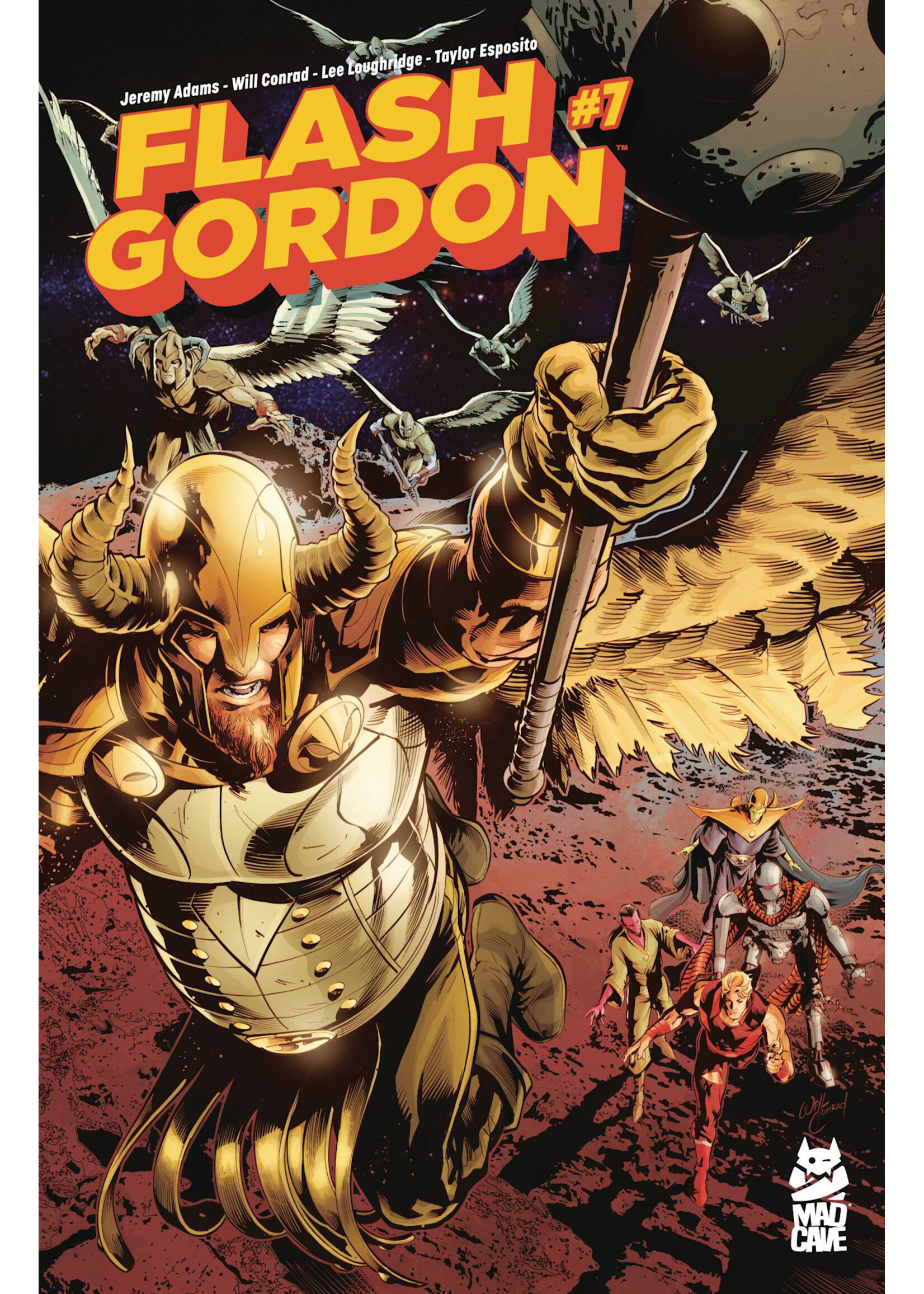 MAD CAVE FLASH GORDON (2024) #7 CVR A WILL CONRAD