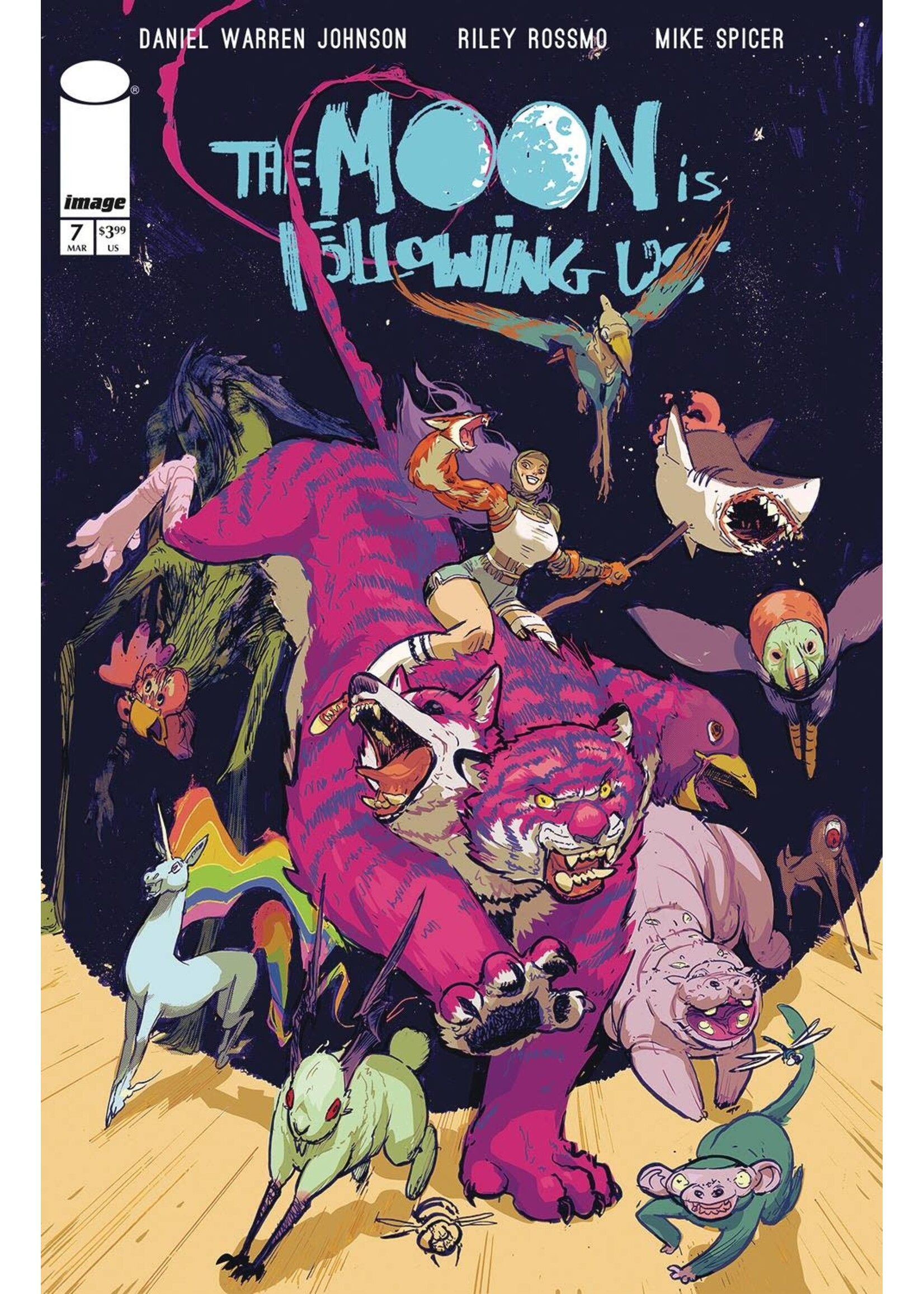 . THE MOON IS FOLLOWING US #7 (OF 10) CVR A ROSSMO & SPICER