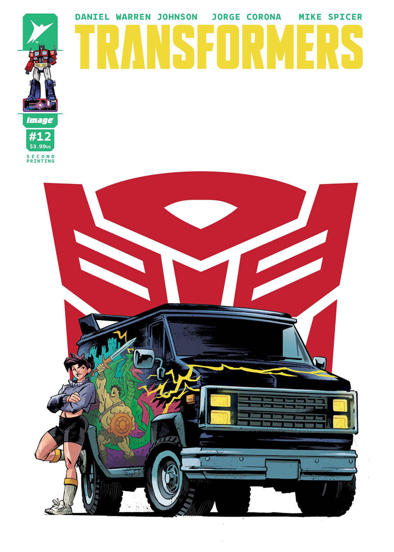 . TRANSFORMERS (2023) #12 2ND PTG CVR B HOWARD AUTOBOT