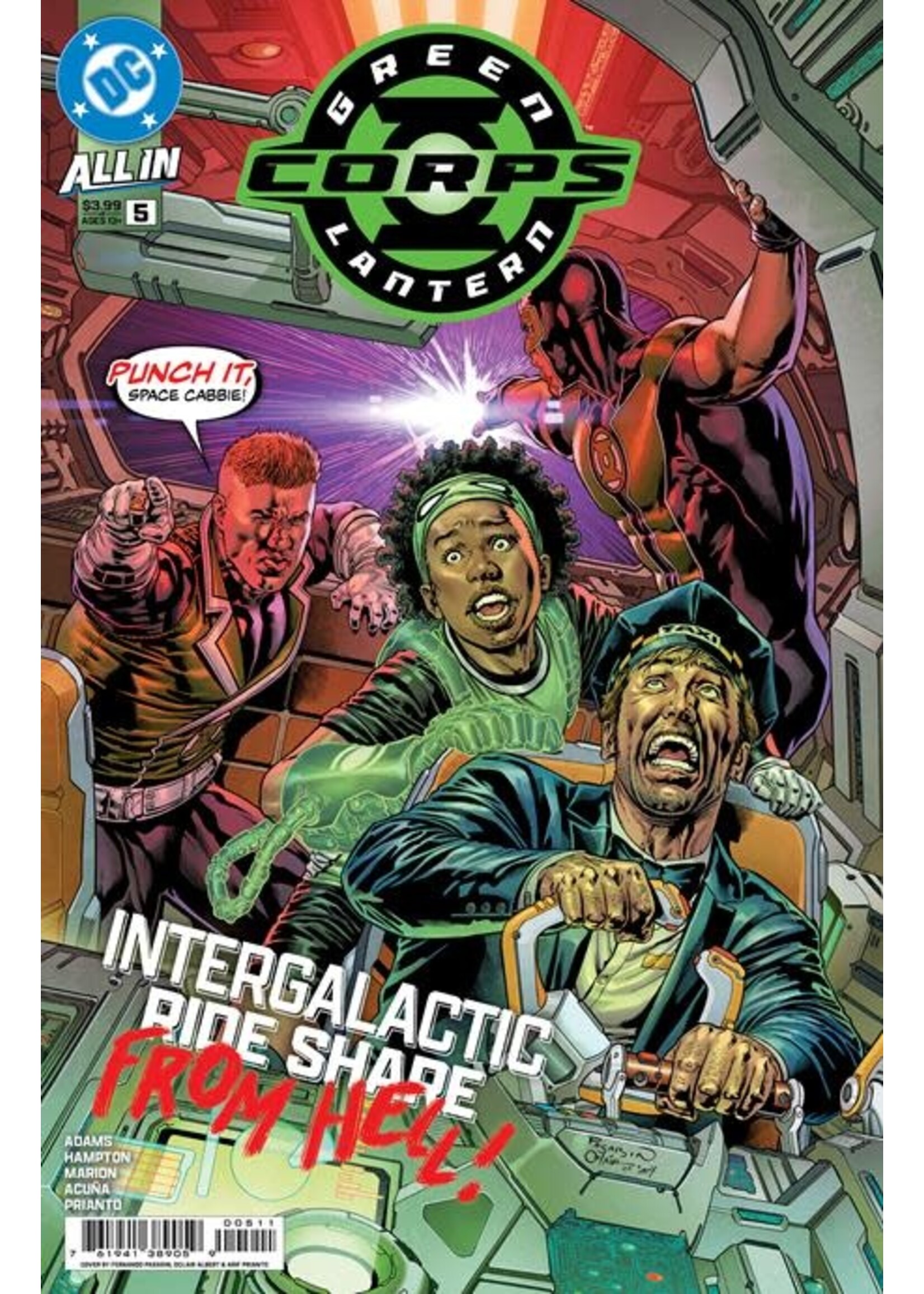 DC COMICS GREEN LANTERN CORPS (2025) #5 CVR A PASARIN & ALBERT
