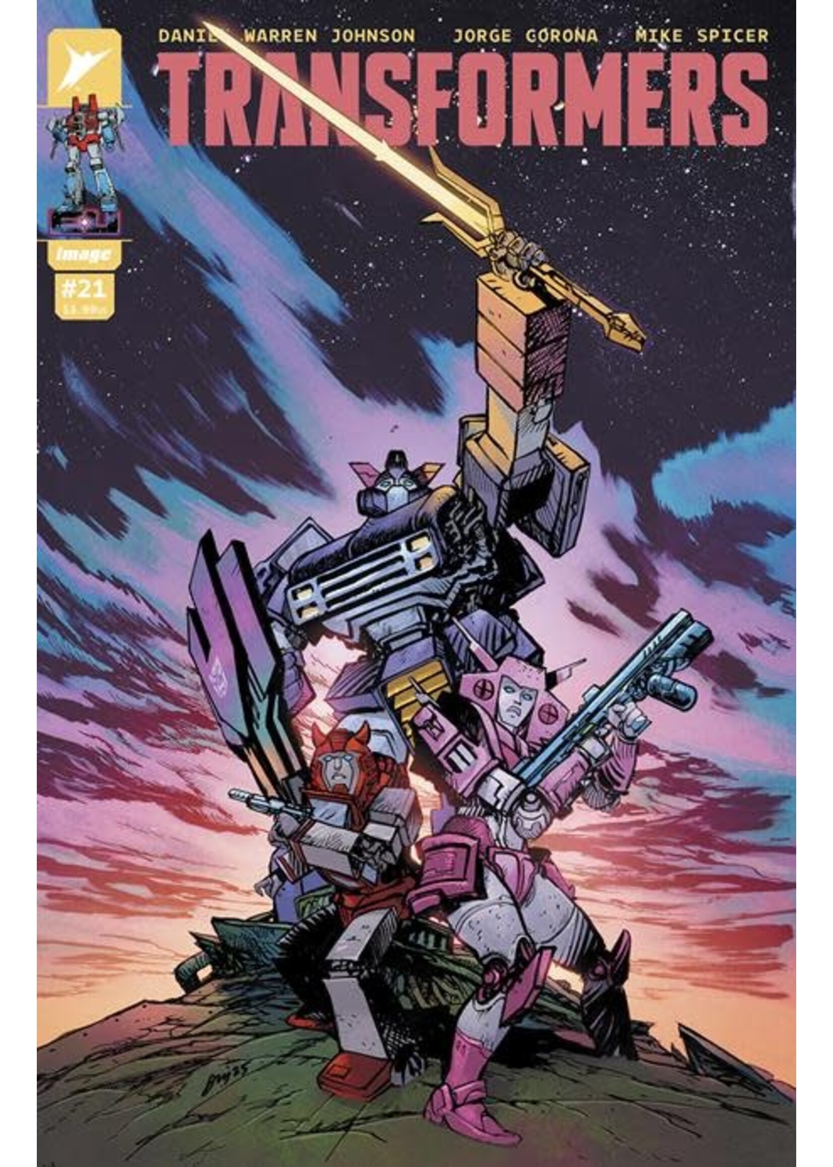 IMAGE COMICS TRANSFORMERS (2023) #21 CVR A DANIEL JOHNSON & SPICER