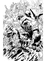 IMAGE COMICS TRANSFORMERS (2023) #21 CVR G HOWARD ENERGON UNIVERSE SECOND ANN VAR B&W