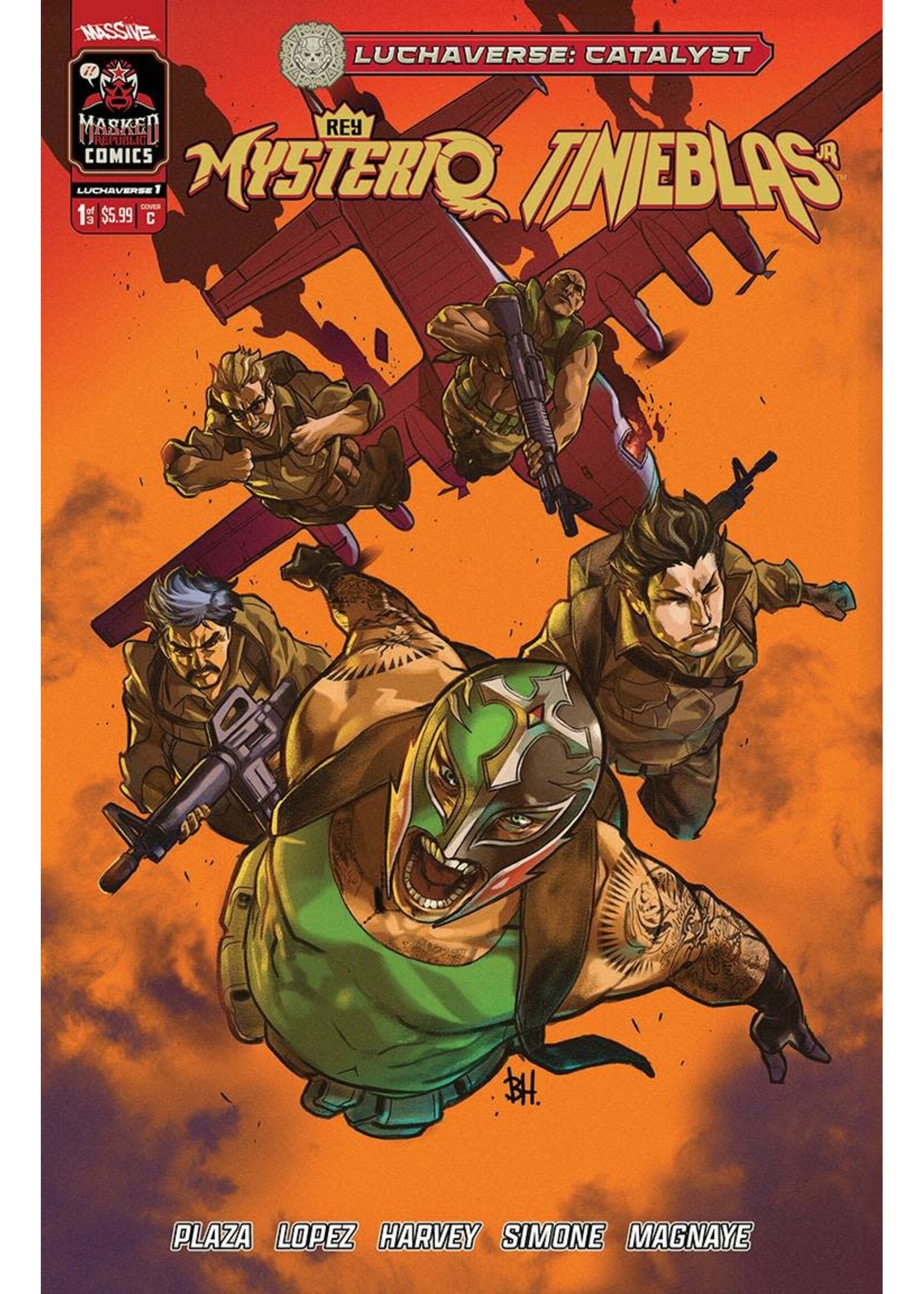 MASSIVE PUBLISHING LUCHAVERSE #1 CATALYST CVR C HARVEY REY MYSTERIO VAR (MR)