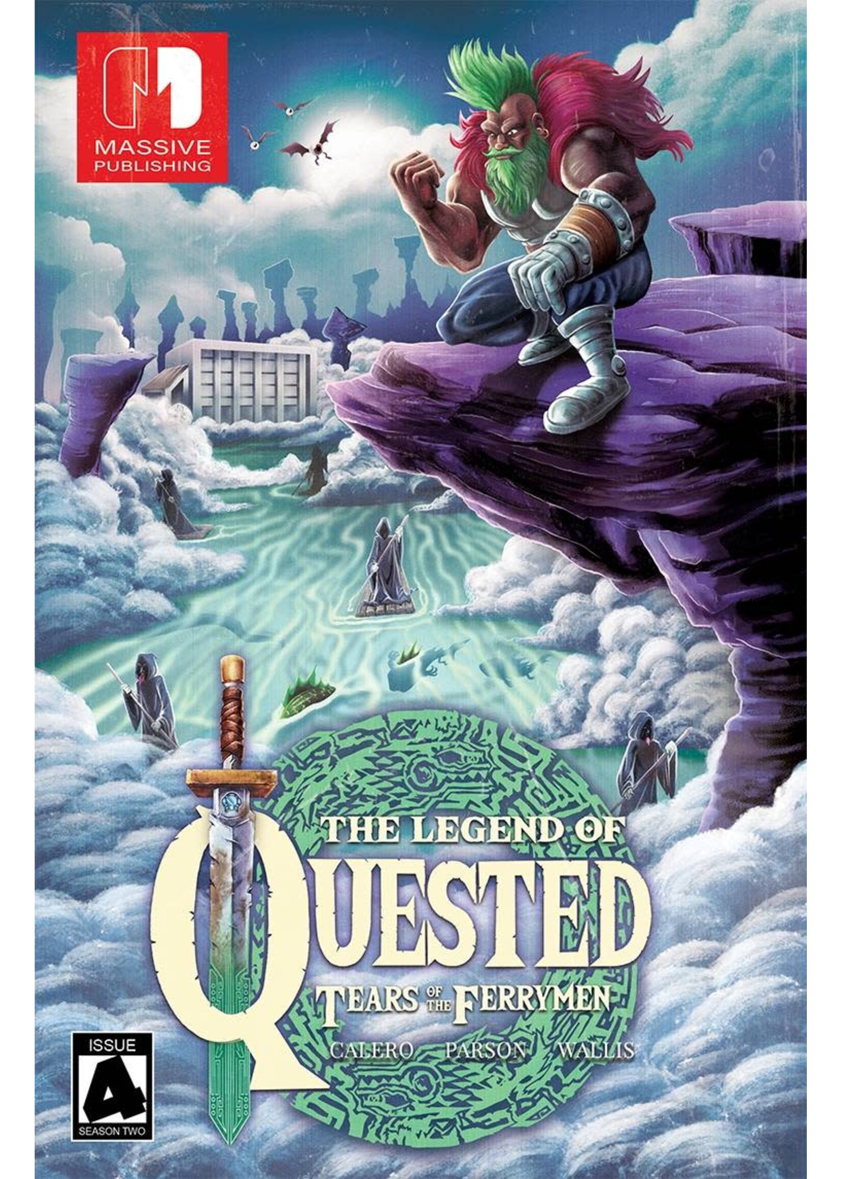 MASSIVE PUBLISHING QUESTED SEASON 2 #4 CVR C RICHARDSON VIDEO GAME HOMAGE