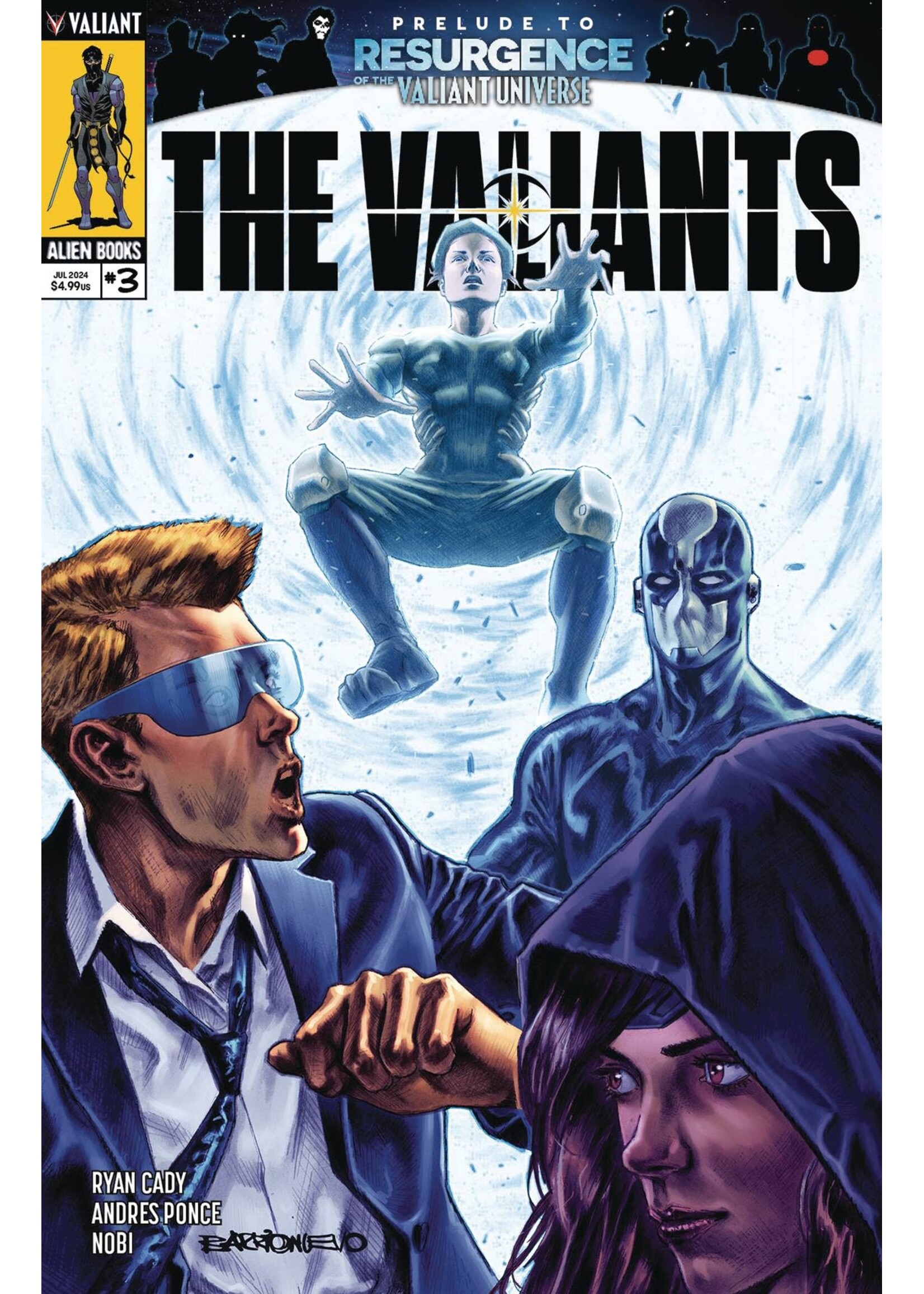 VALIANT VALIANTS (2024) #3 (OF 4) CVR A BARRIONUEVO