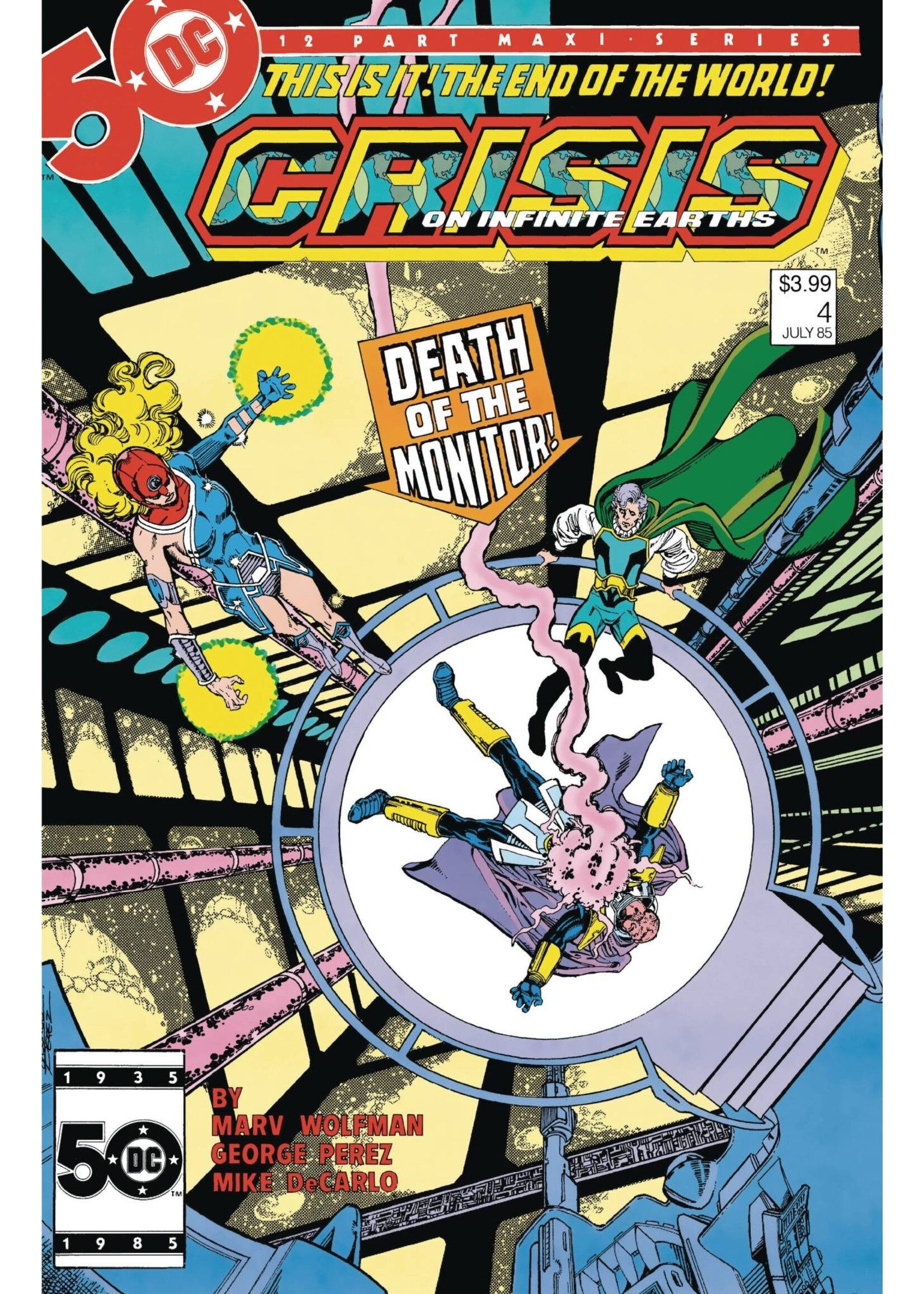 . CRISIS ON INFINITE EARTHS #4 FACSIMILE EDITION