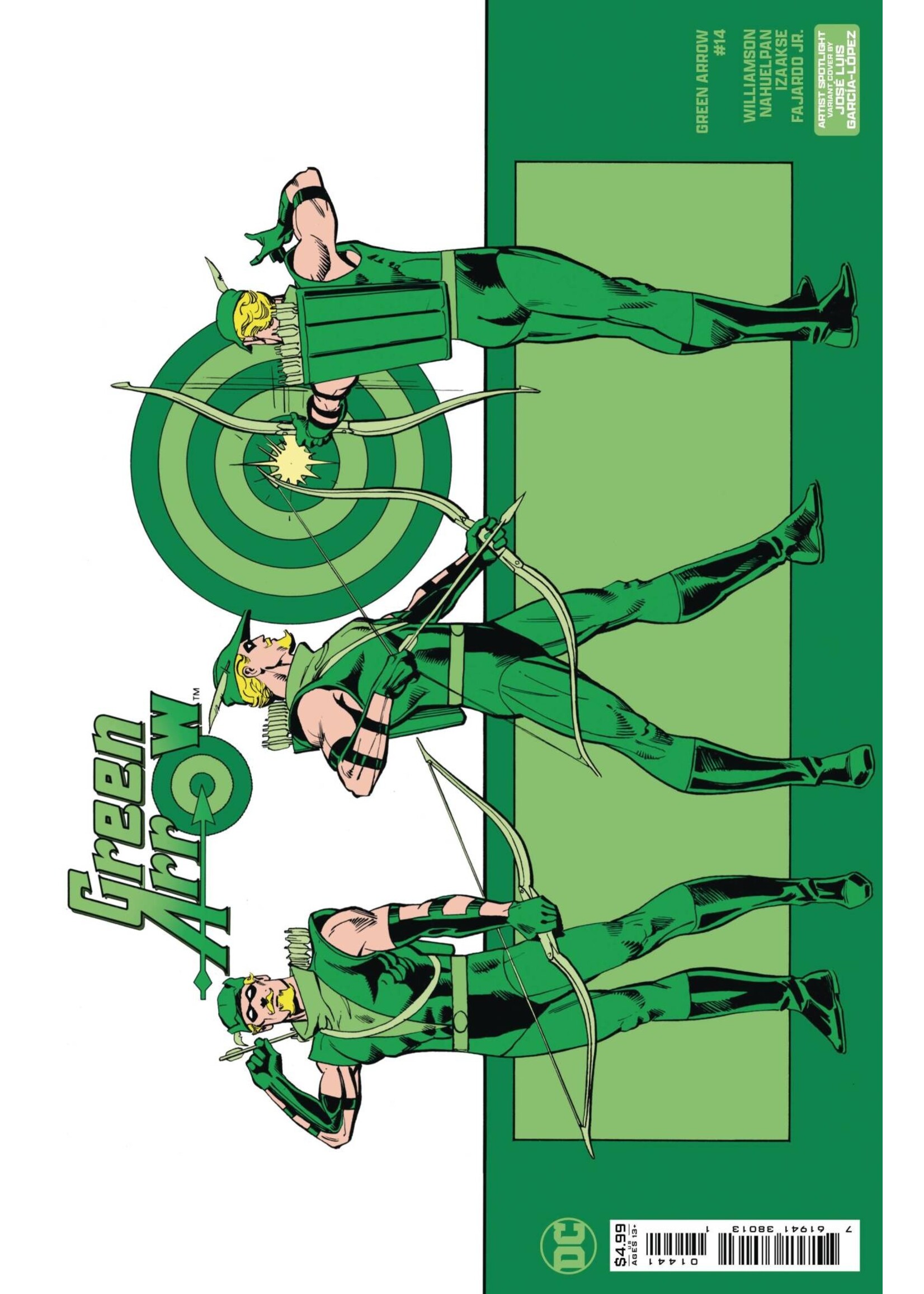 . GREEN ARROW (2023) #14 LOPEZ ARTIST SPOTLIGHT