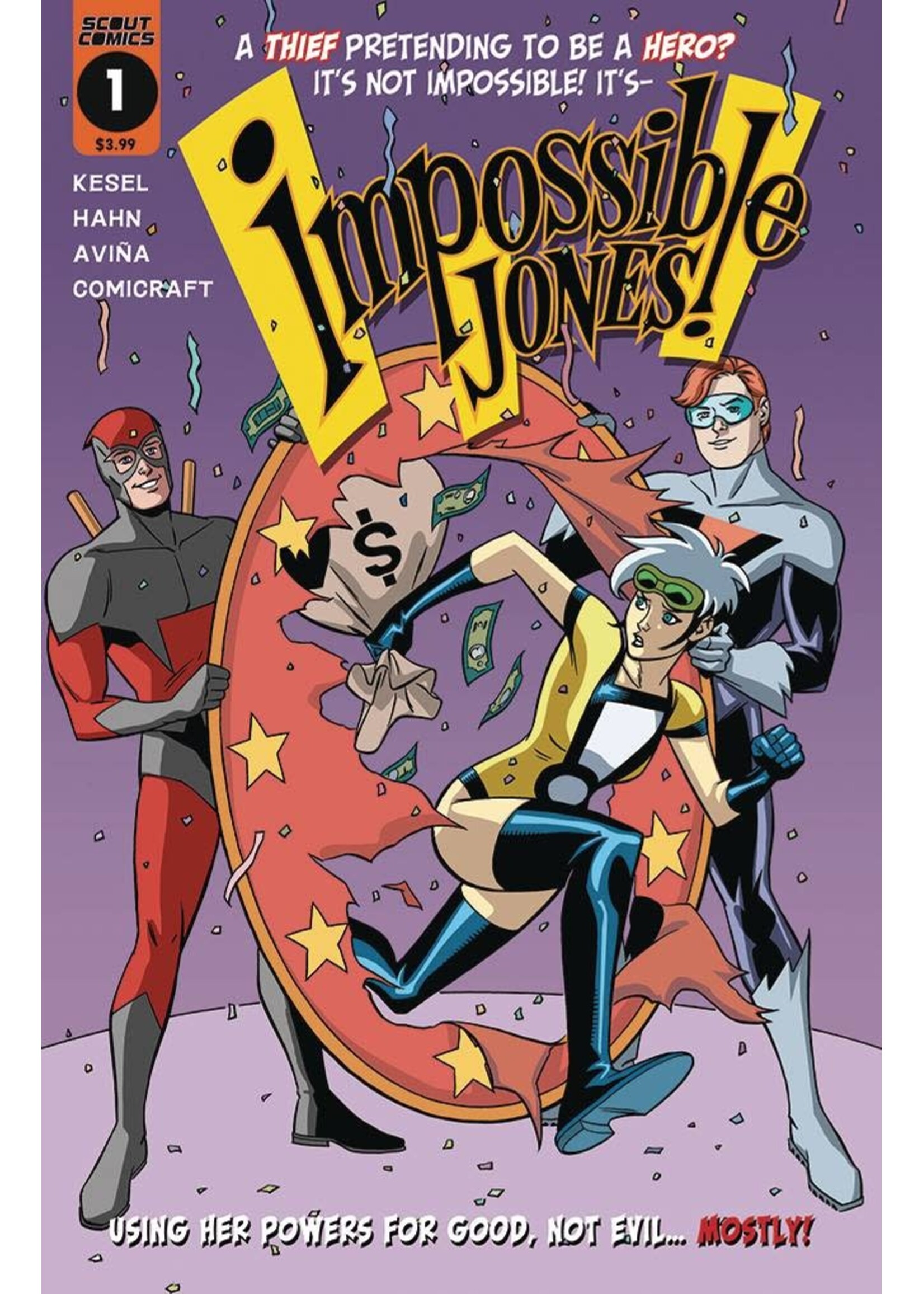 SCOUT COMICS IMPOSSIBLE JONES #1 (OF 4) CVR A HAHN & KESEL