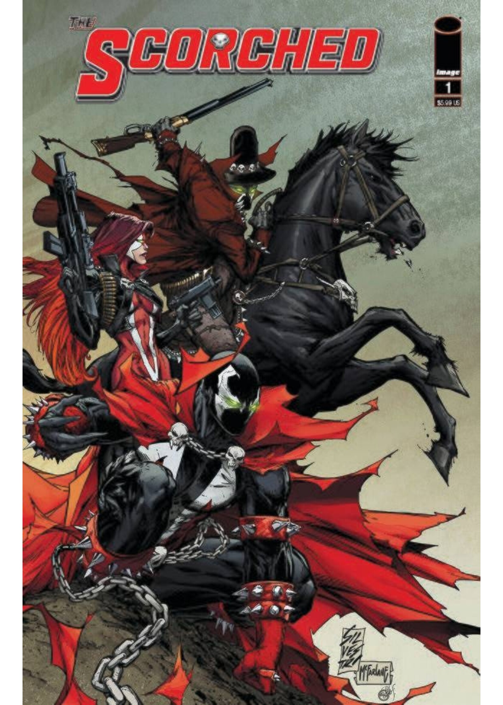 . SPAWN SCORCHED #1 CVR F SILVESTRI