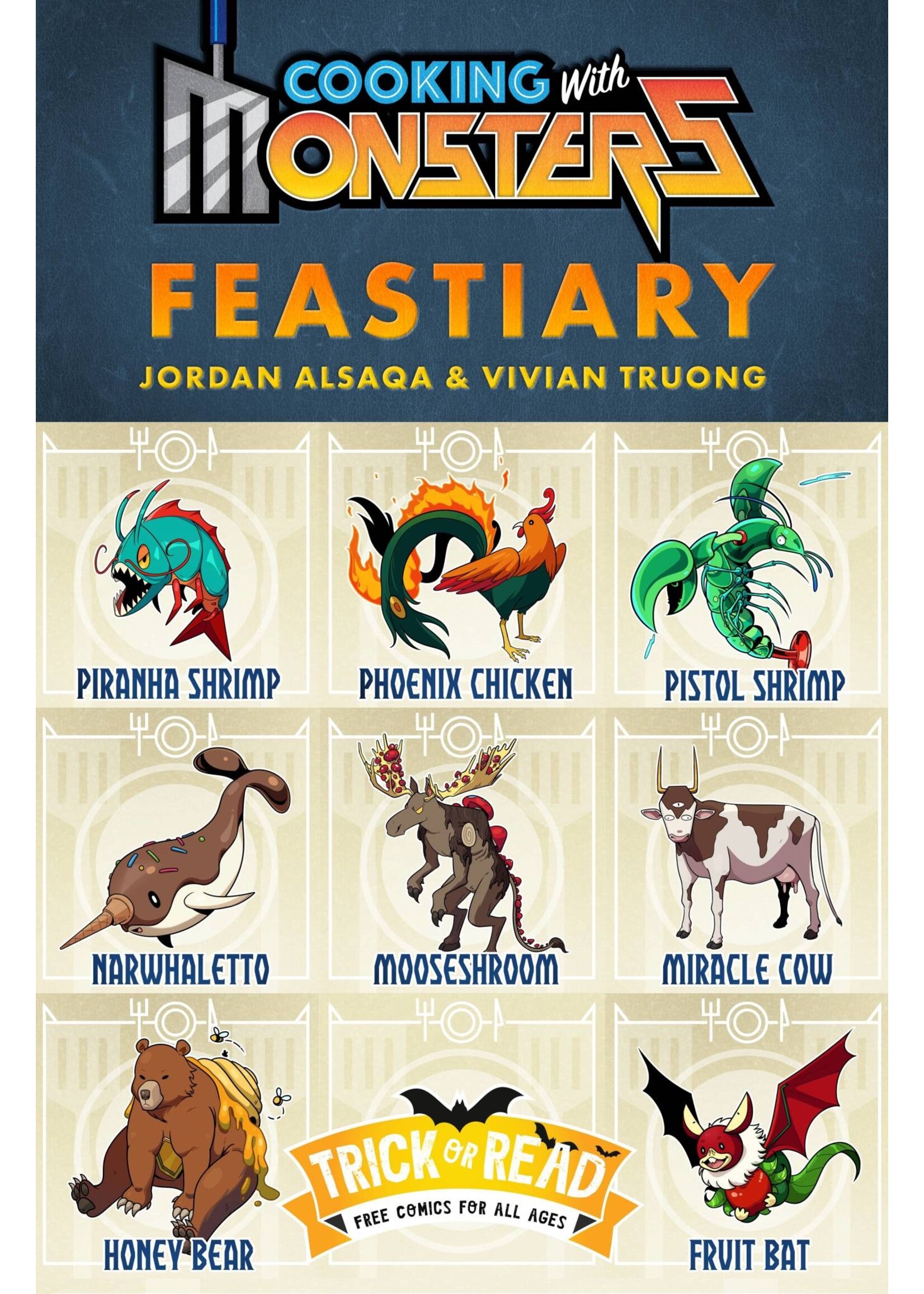 . COOKING WITH MONSTERS FEASTIARY TRICK OR READ 2023 (BUNDLE OF 20)