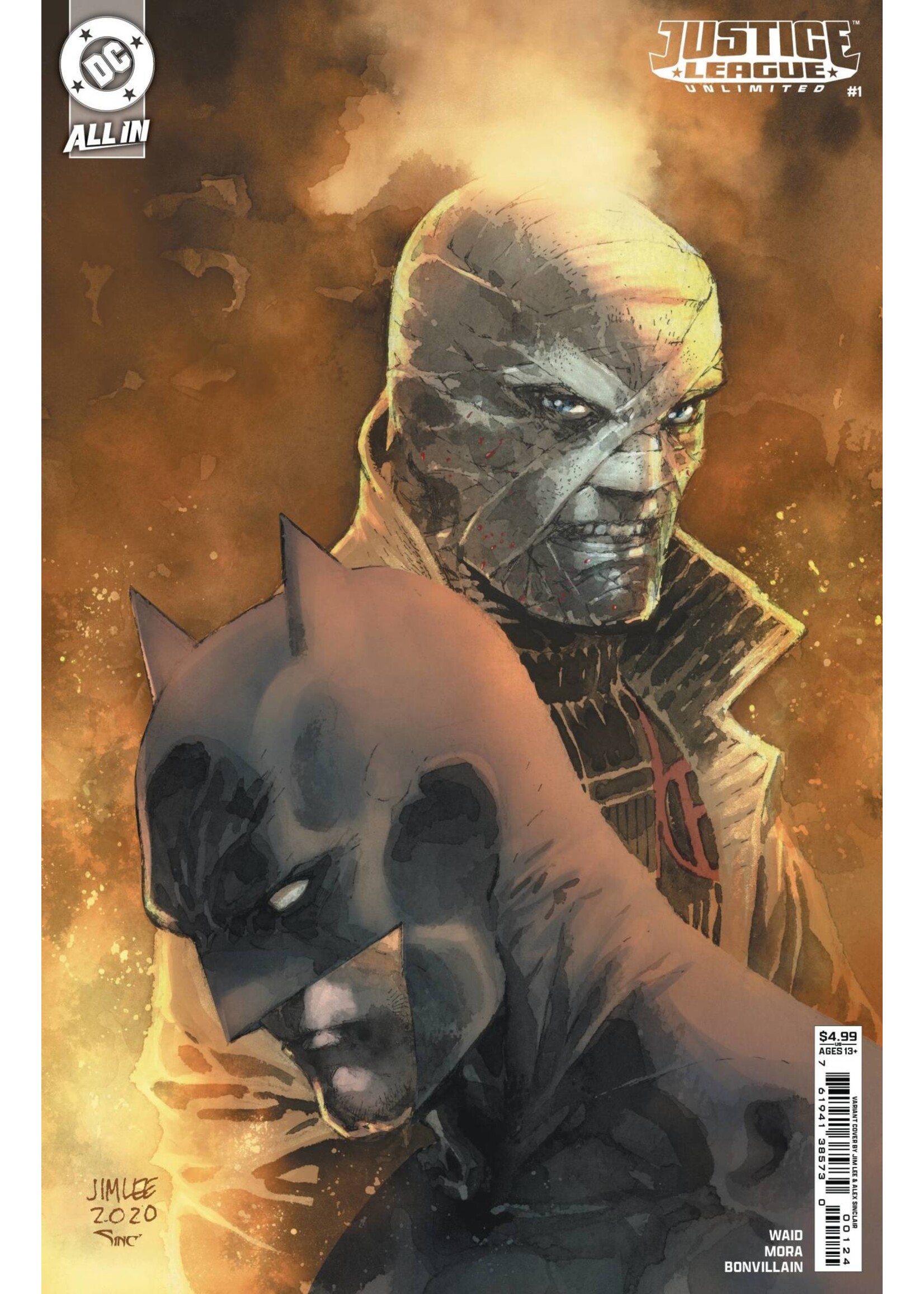 . JUSTICE LEAGUE UNLIMITED (2024) #1 LEE HUSH