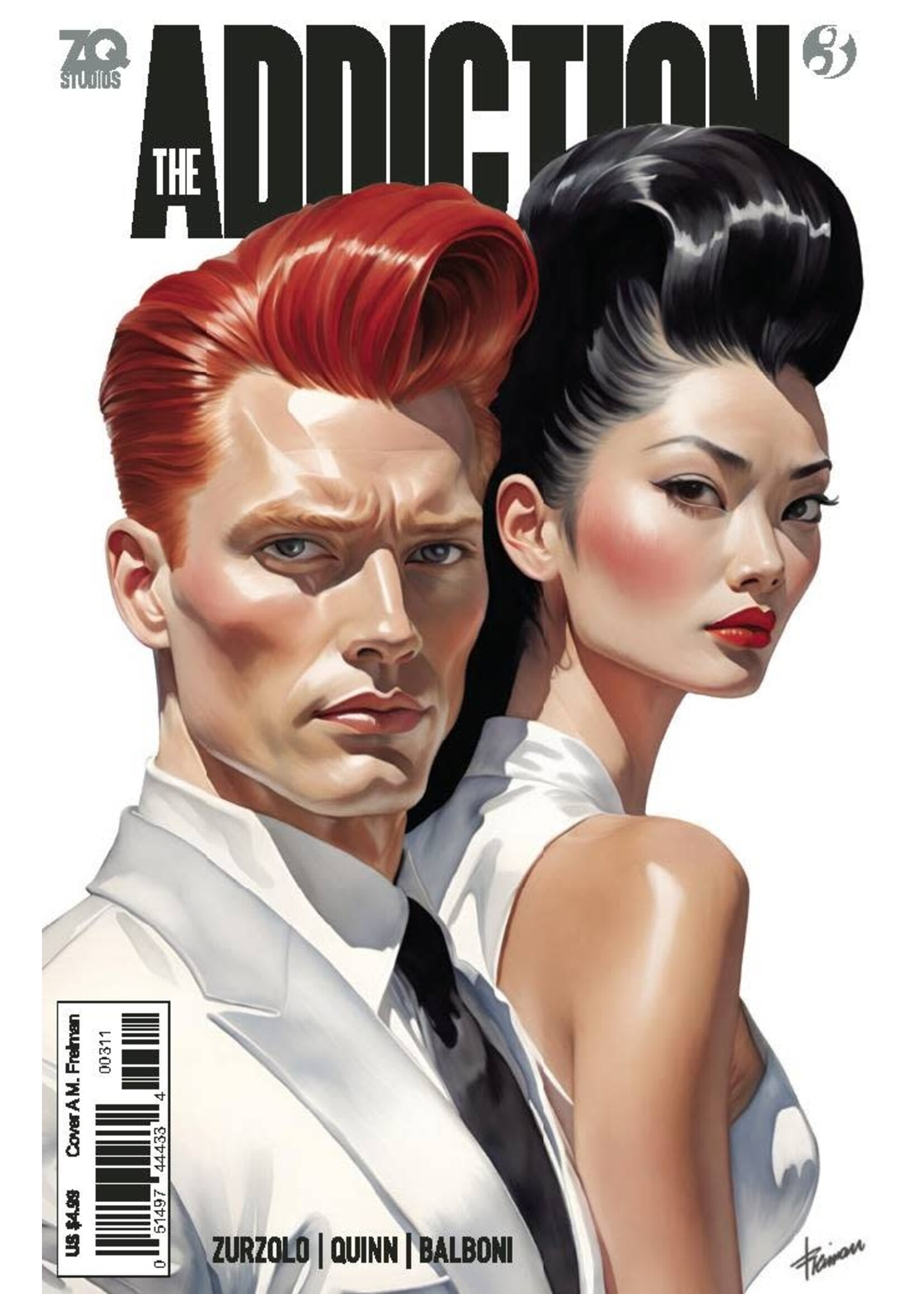 ADDICTION COMICS ADDICTION DEATH OF YOUR LIFE #3 (OF 3) CVR A FREIMAN