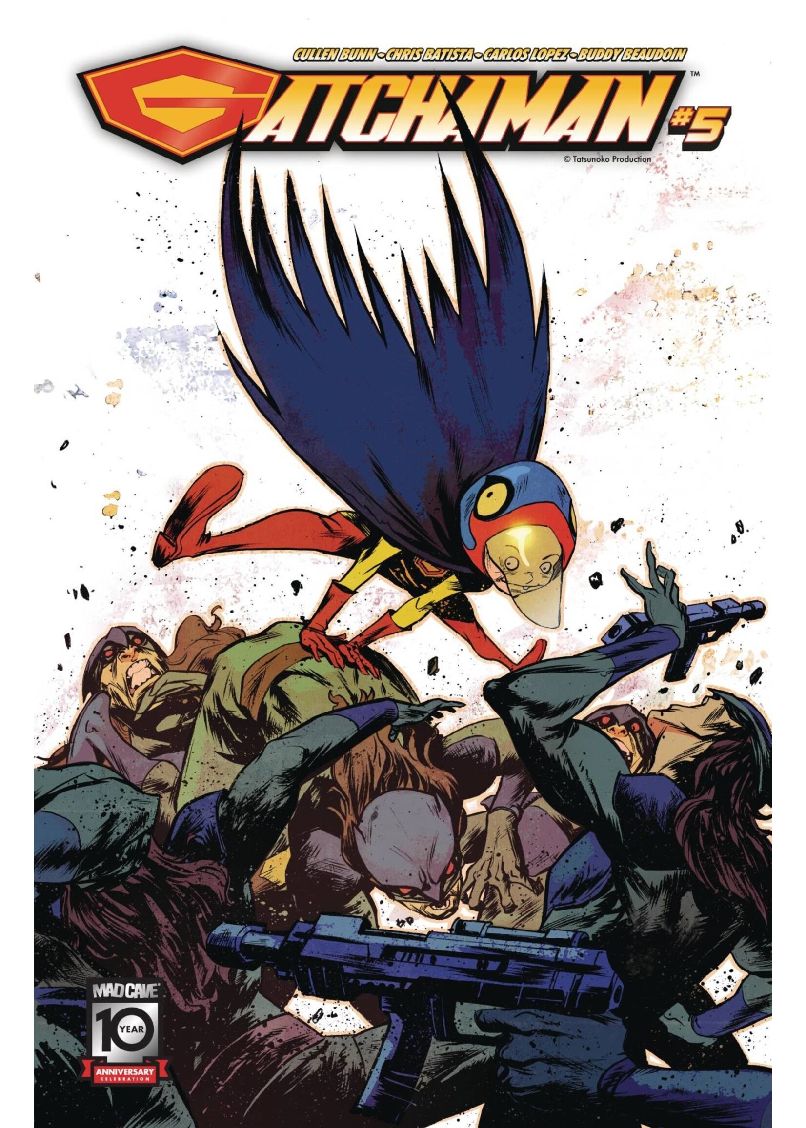 MAD CAVE GATCHAMAN (2024) #5 CVR B SANFORD GREENE CONNECTING