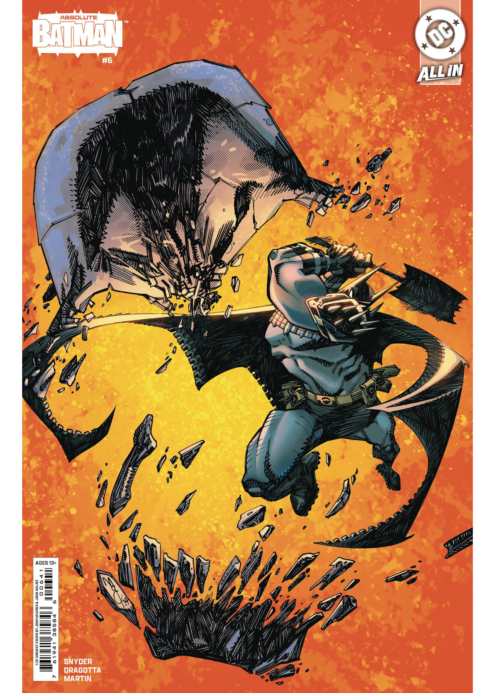 . ABSOLUTE BATMAN (2024) #6 CVR D INC 1:25 MCCREA VAR