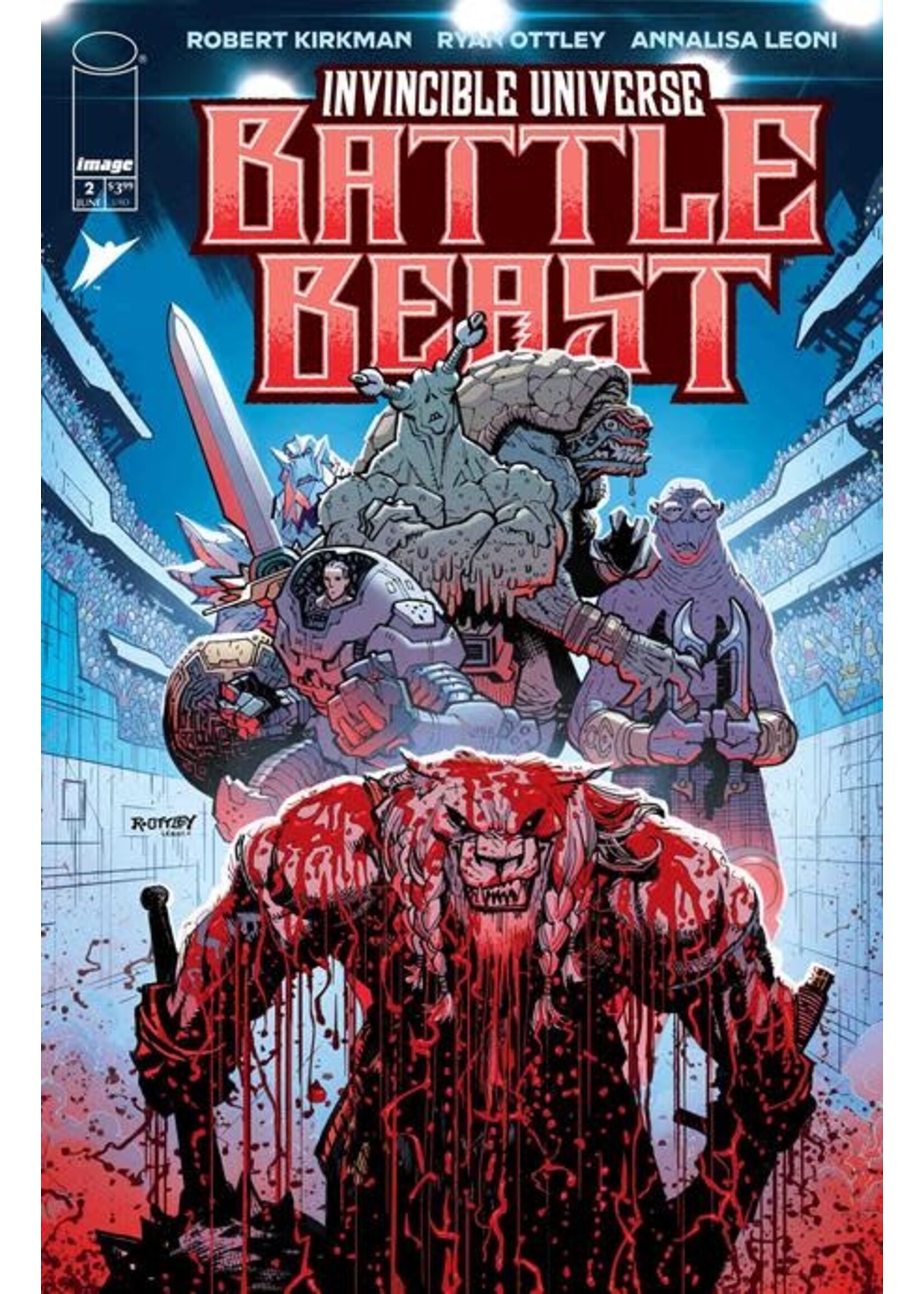 IMAGE COMICS INVINCIBLE UNIVERSE BATTLE BEAST #2 CVR A OTTLEY & LEONI
