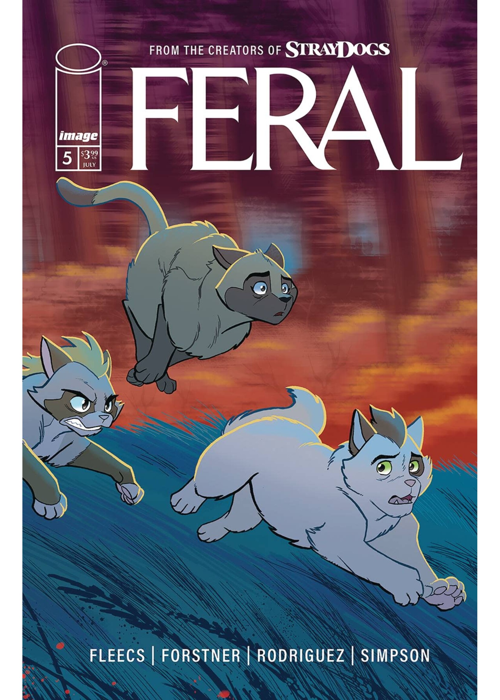 . FERAL (2024) #5 CVR A FORSTNER FLEECS FORSTNER