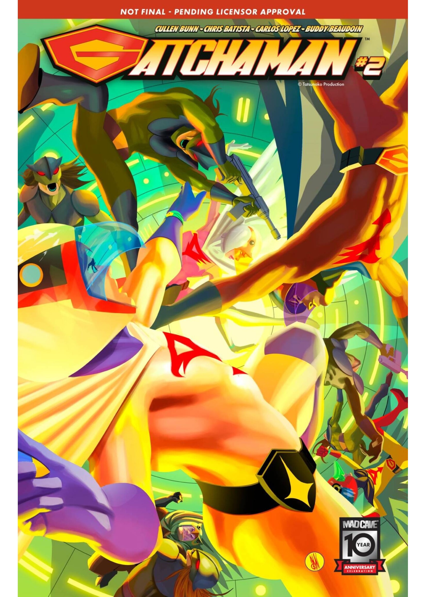 MAD CAVE GATCHAMAN (2024) #2 CVR A INAKI MIRANDA