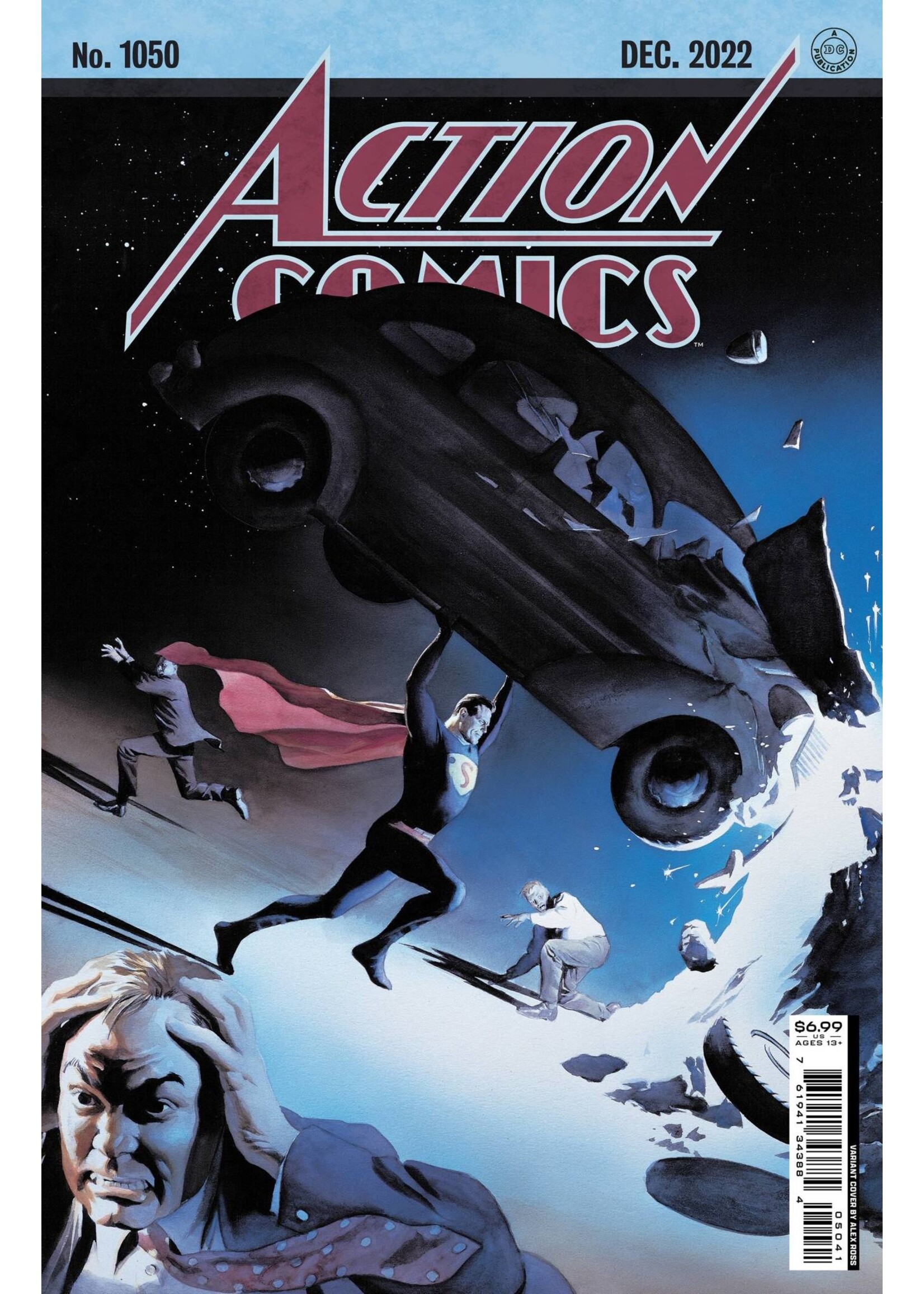 . ACTION COMICS #1050 CVR C ROSS HOMAGE CARD STOCK