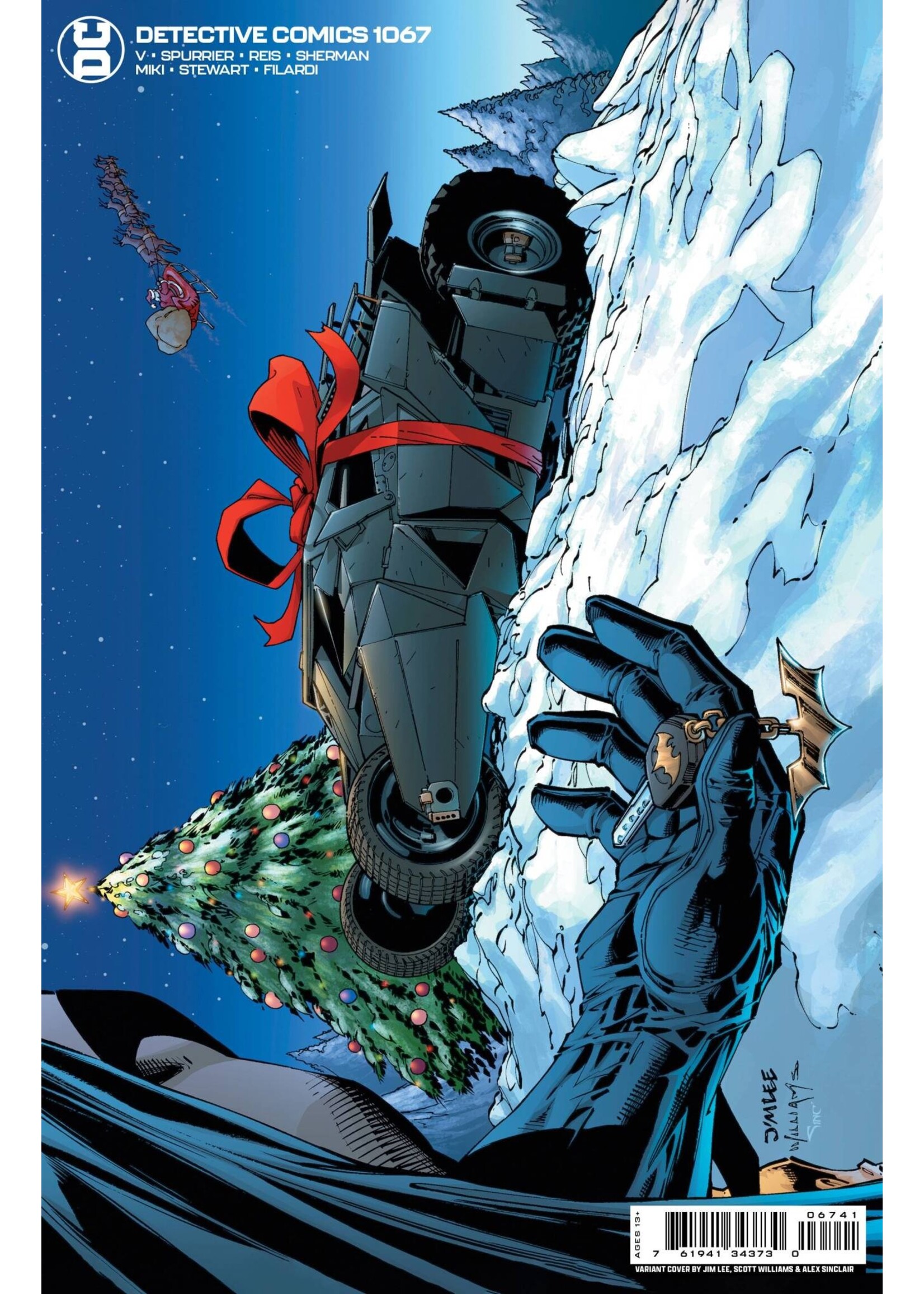 . DETECTIVE COMICS #1067 CVR C DC HOLIDAY CARD CARD