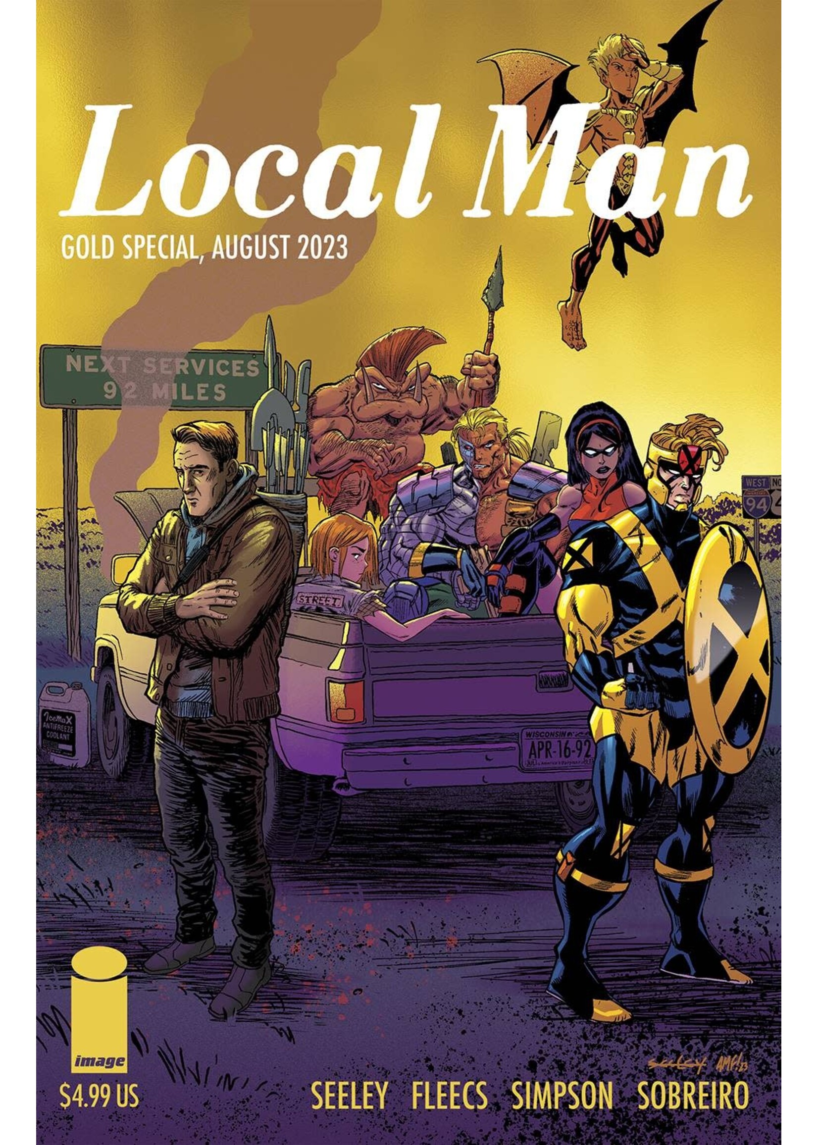 . LOCAL MAN GOLD CVR B SEELEY & FLEECS (ONE SHOT)