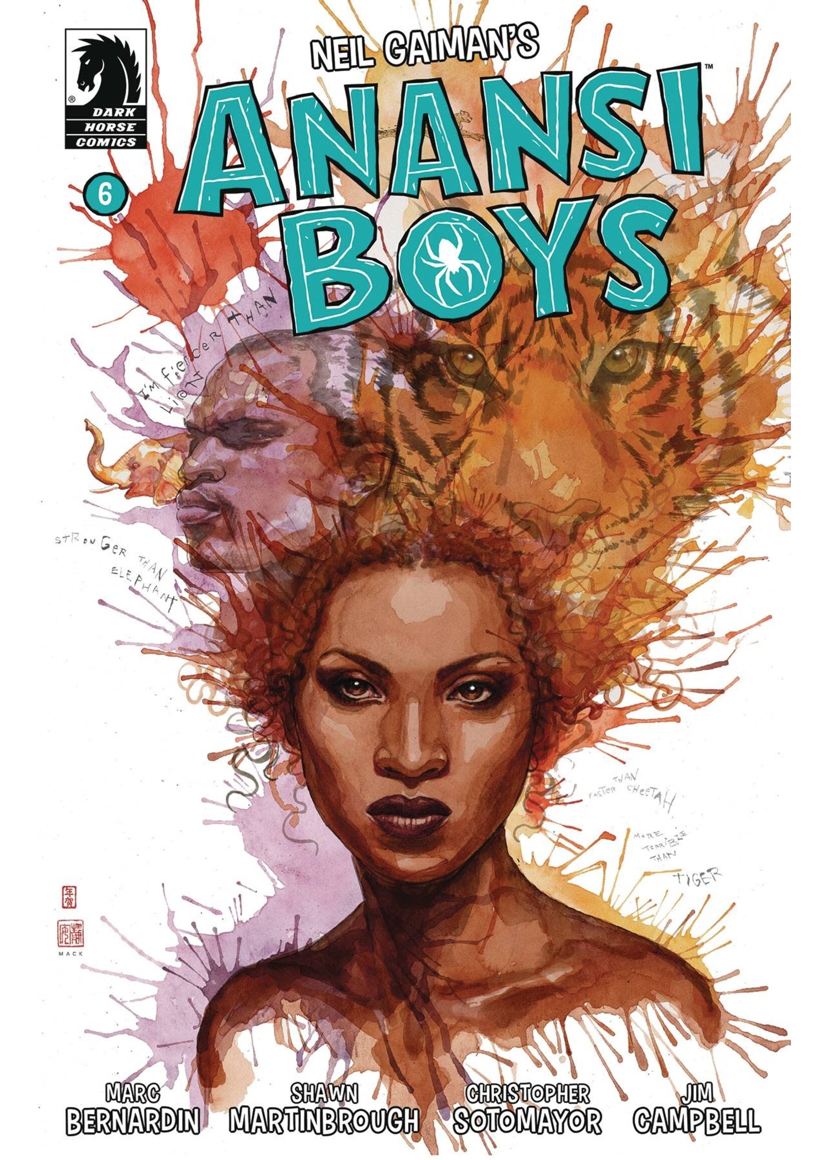 DARK HORSE ANANSI BOYS I #6 CVR A MACK