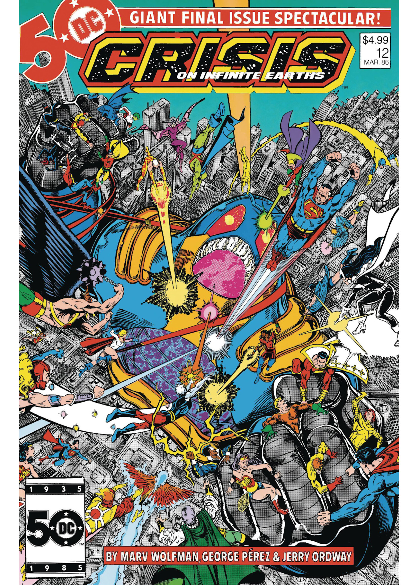 . CRISIS ON INFINITE EARTHS #12 FACSIMILE EDITION