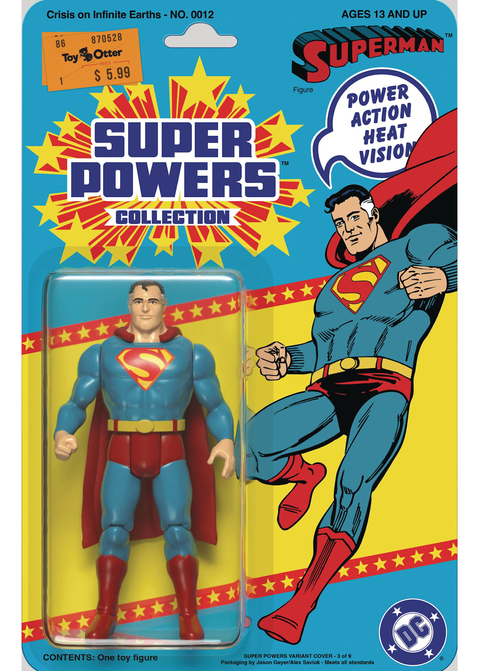 . CRISIS ON INFINITE EARTHS #12 FACSIMILE EDITION SUPER POWERS VAR