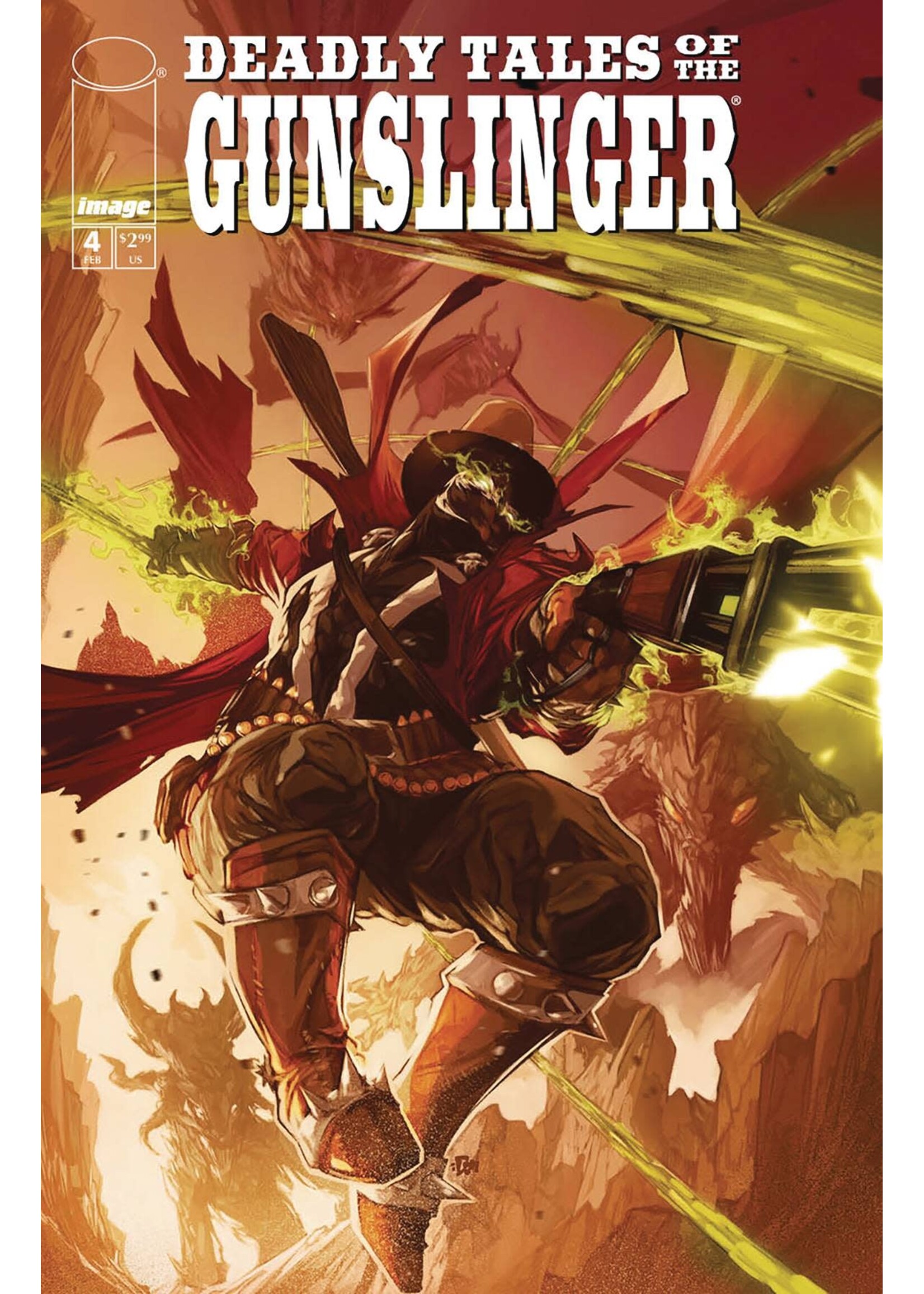 . DEADLY TALES OF THE GUNSLINGER SPAWN #4 CVR B AGUILLO VAR