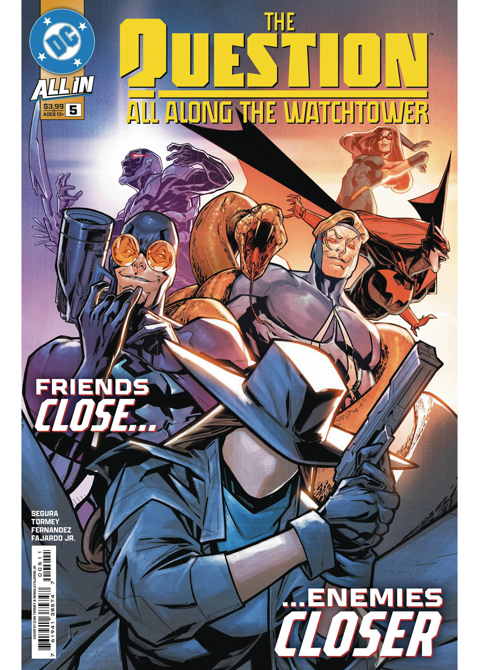 . THE QUESTION ALL ALONG THE WATCHTOWER (2024) #5 (OF 6) CVR A TORMEY