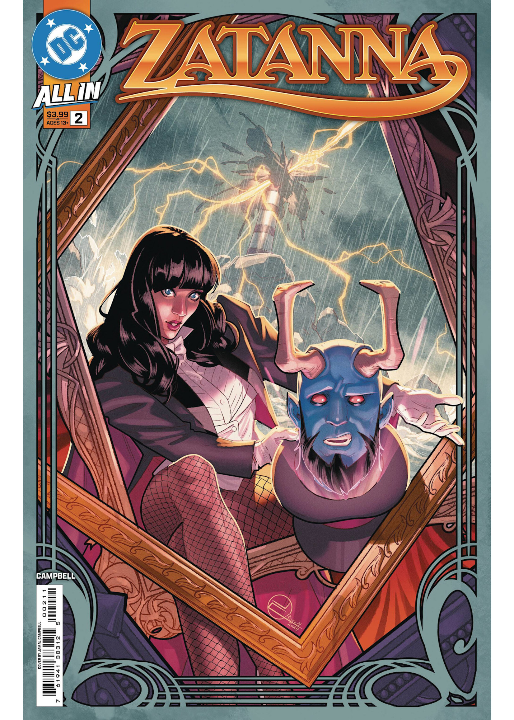. ZATANNA (2025) #2 (OF 6) CVR A CAMPBELL