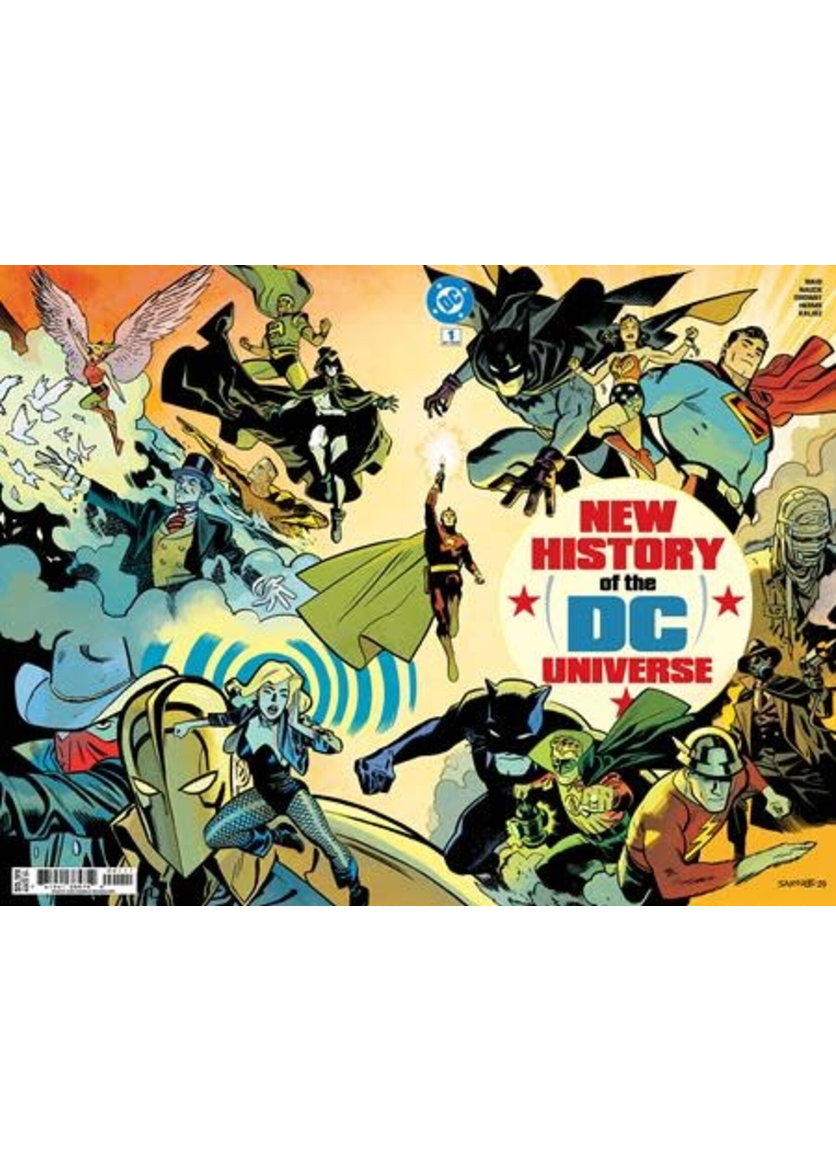 DC COMICS NEW HISTORY OF THE DC UNIVERSE #1 (OF 4) CVR A SAMNEE WRAPAROUND