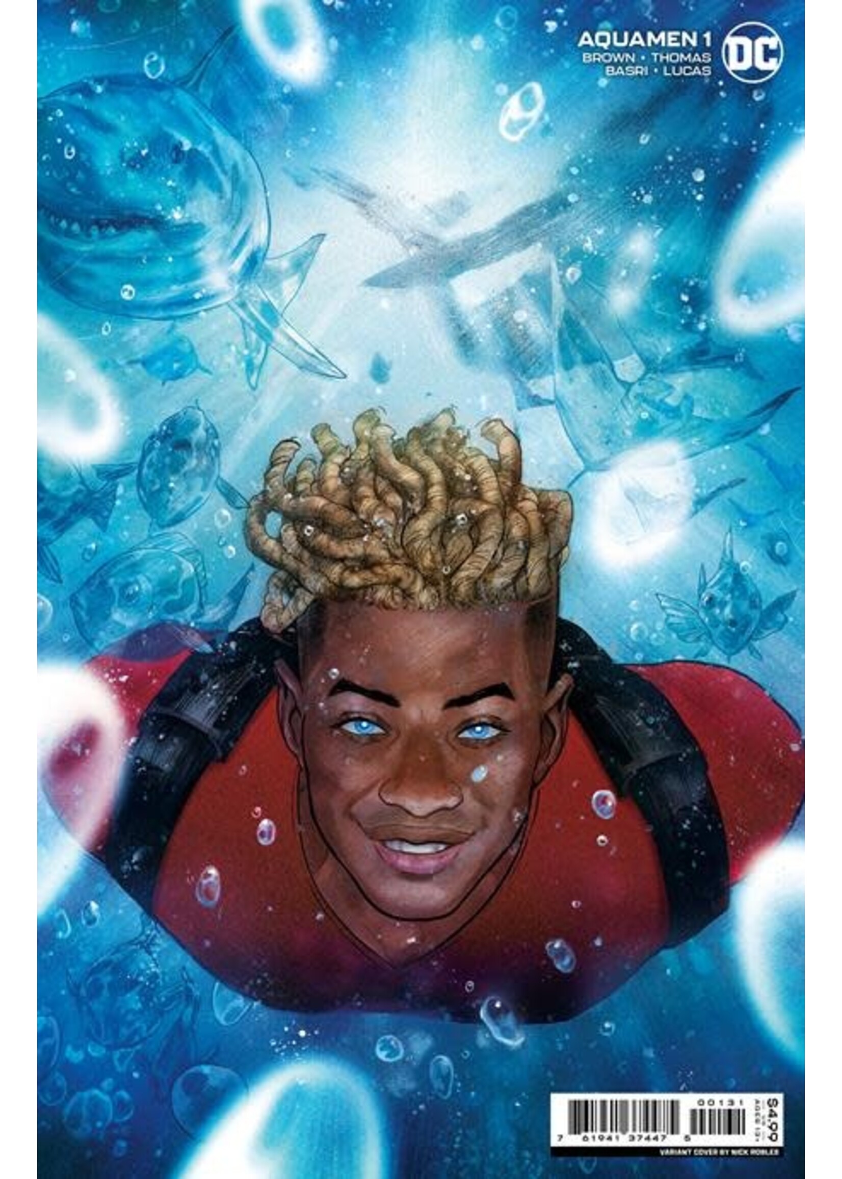 . AQUAMEN #1 CVR C ROBLES CARDSTOCK VAR