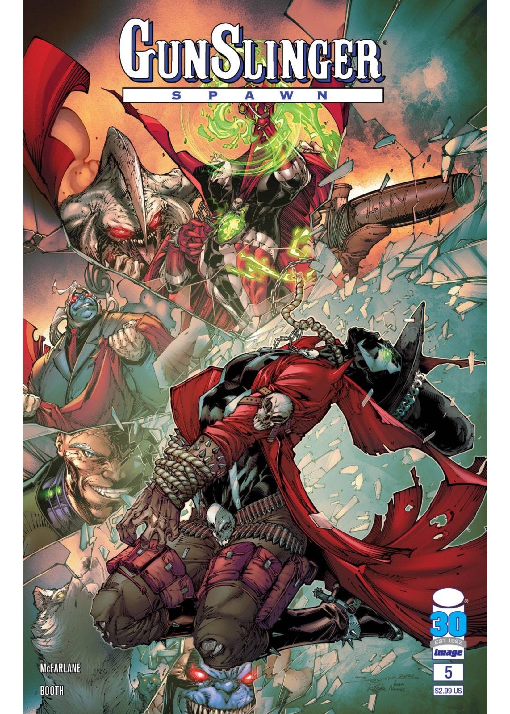 . GUNSLINGER SPAWN #5 CVR A BOOTH