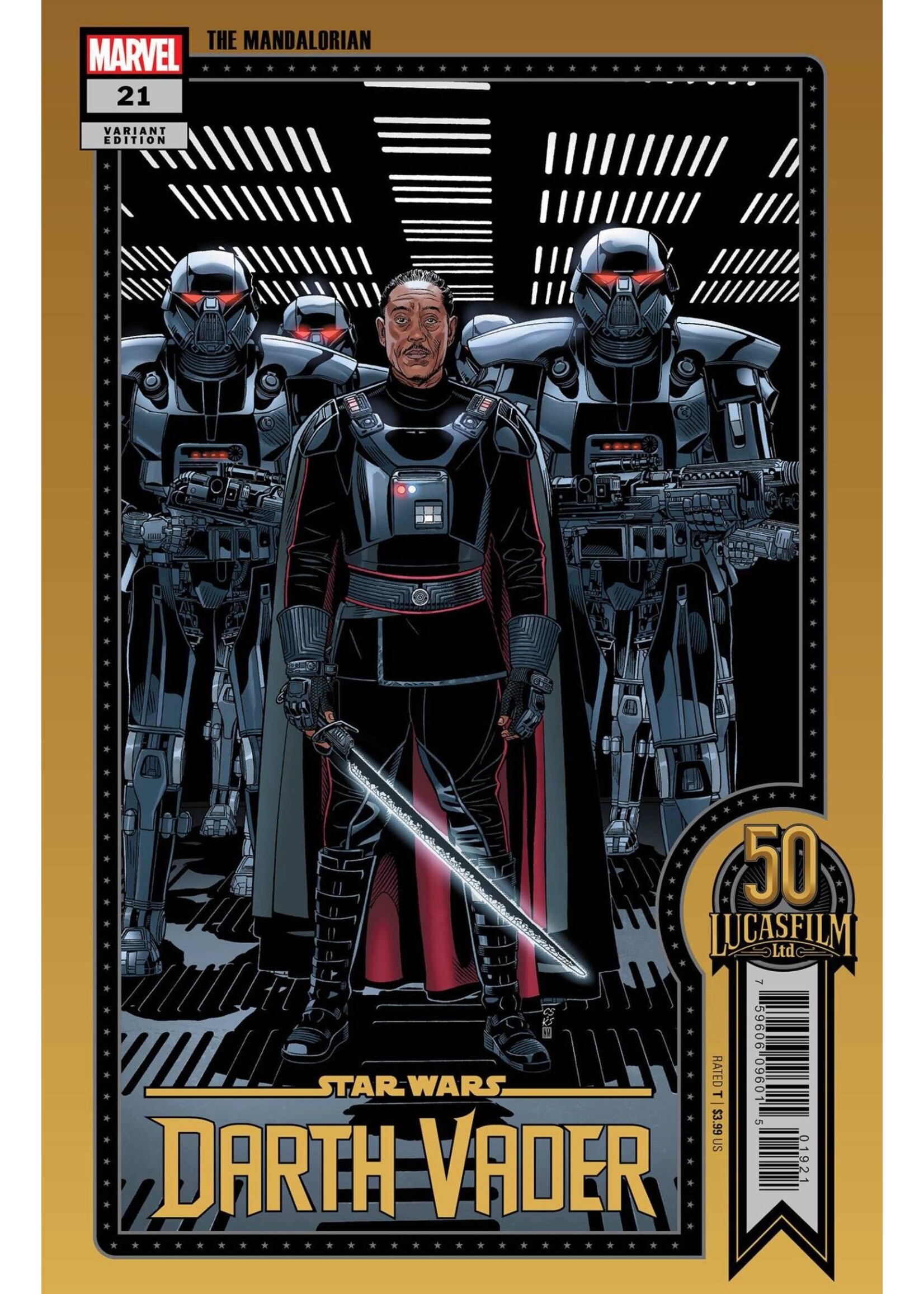 . STAR WARS DARTH VADER (2020) #21 SPROUSE LUCASFILM 50TH VARIANT