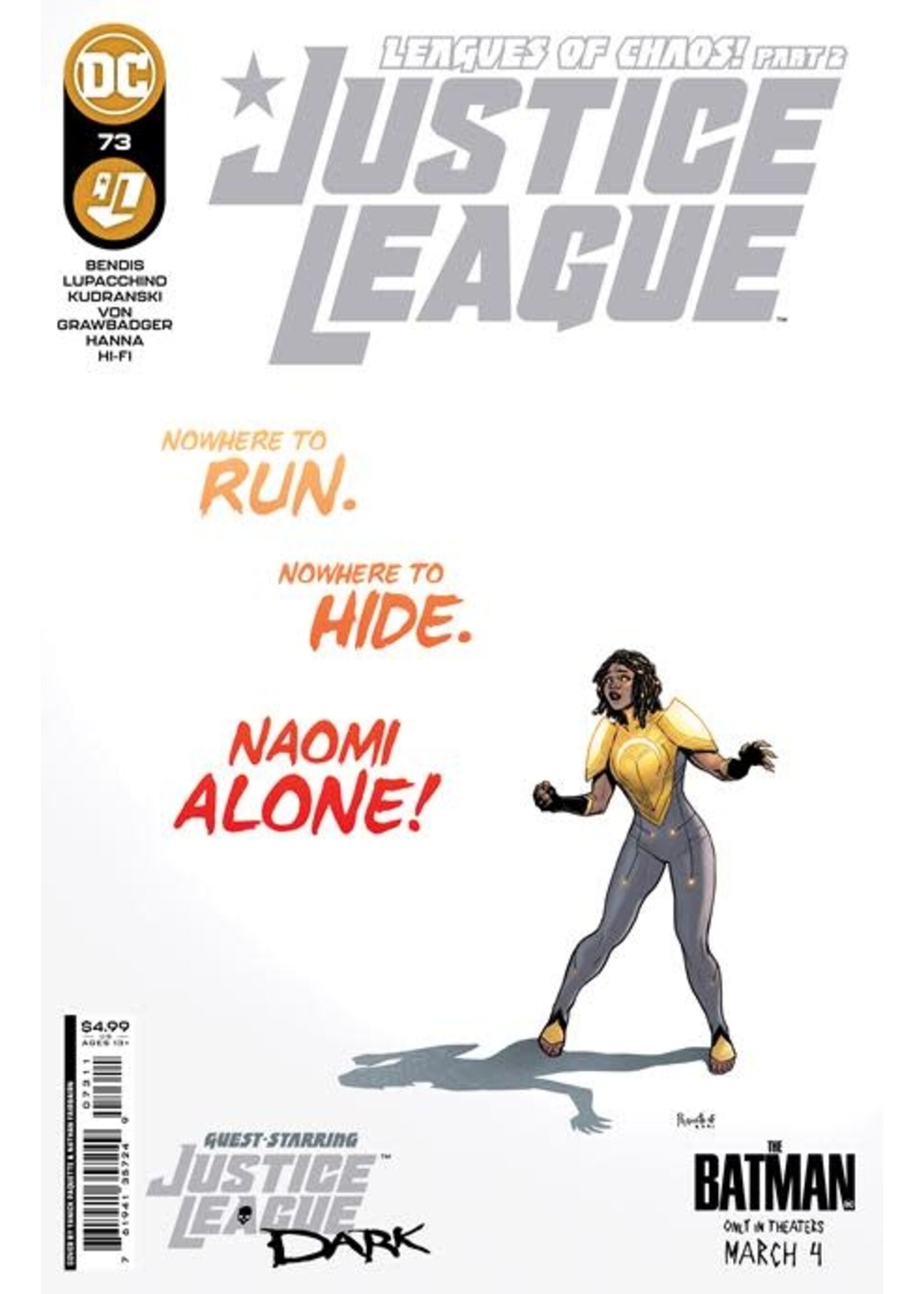 . JUSTICE LEAGUE #73 CVR A