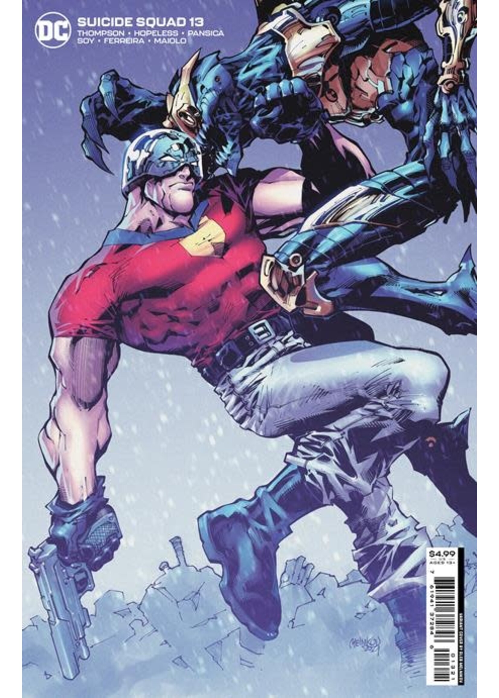 . SUICIDE SQUAD #13 CVR B GLEB MELNIKOV CARD STOCK V