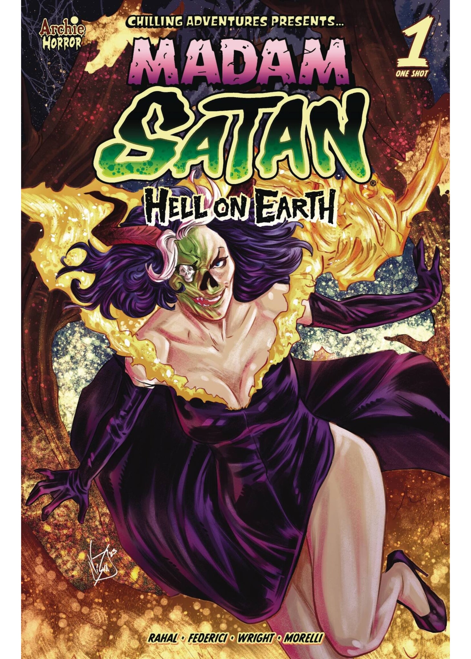 ARCHIE COMICS CHILLING ADV MADAM SATAN HELL ON EARTH CVR A FEDERICI (MR)