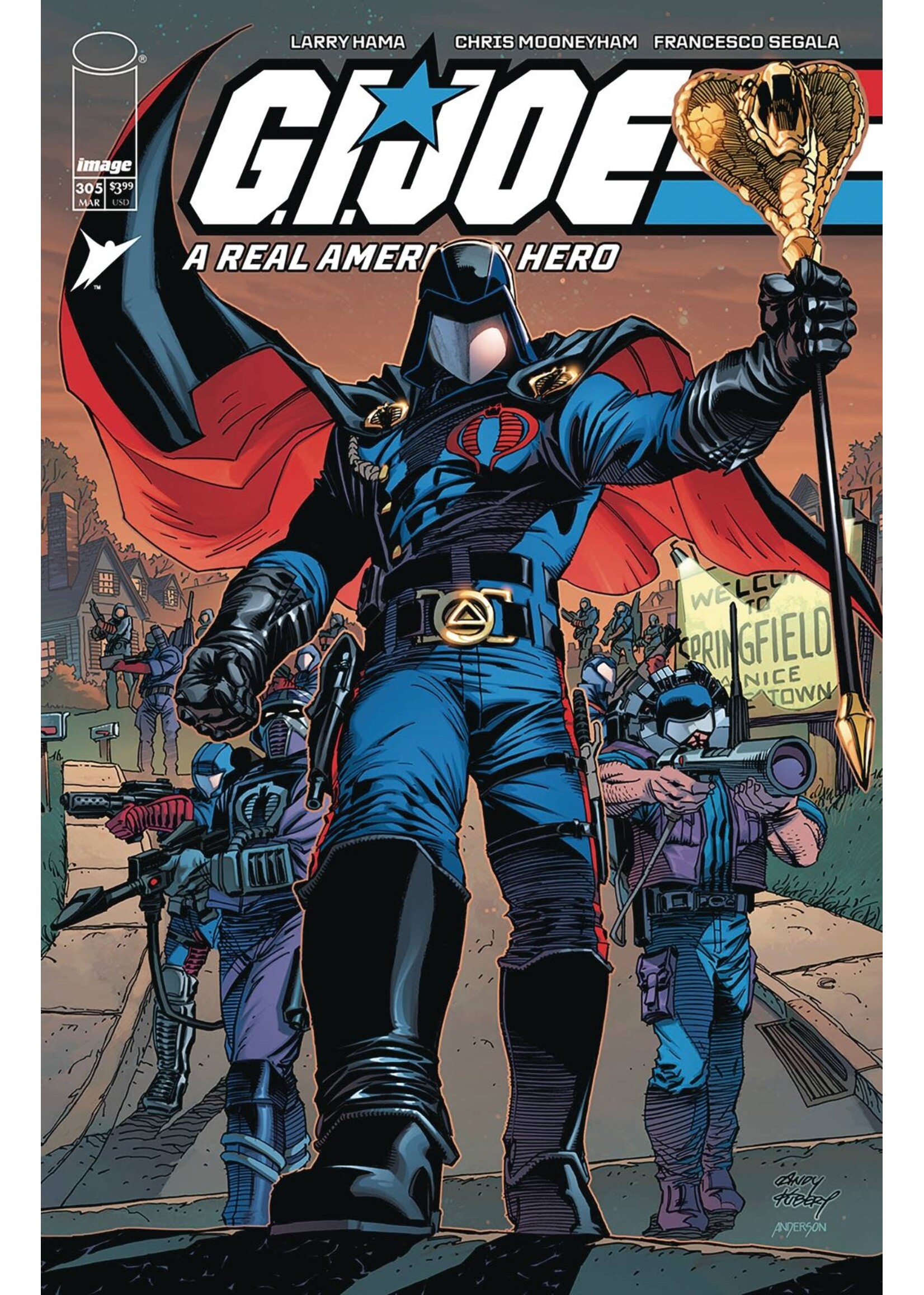 . GI JOE A REAL AMERICAN HERO #305 CVR A KUBERT & ANDERSON