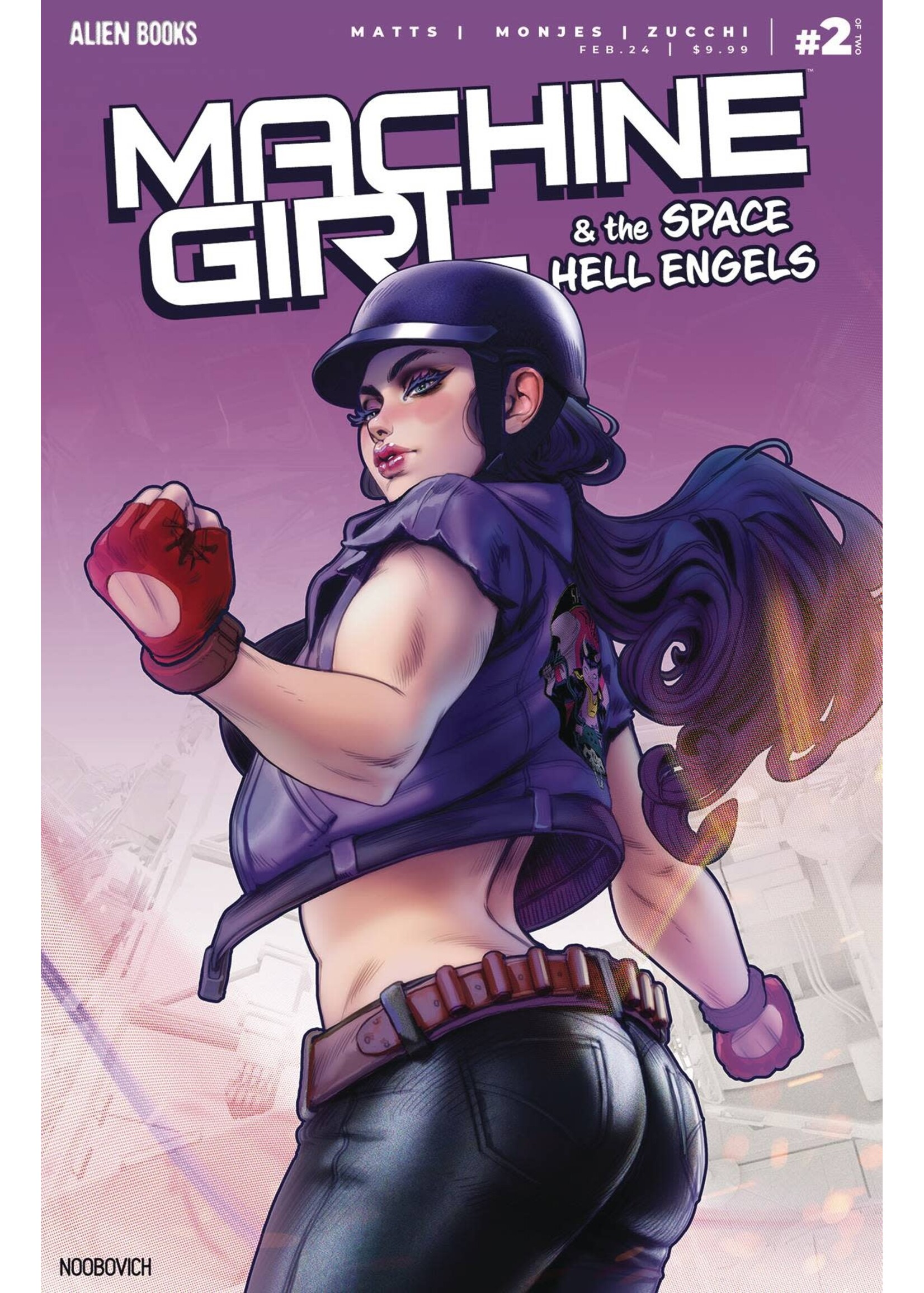 . MACHINE GIRL & SPACE HELL ENGELS #2 CVR A NOOBOVICH