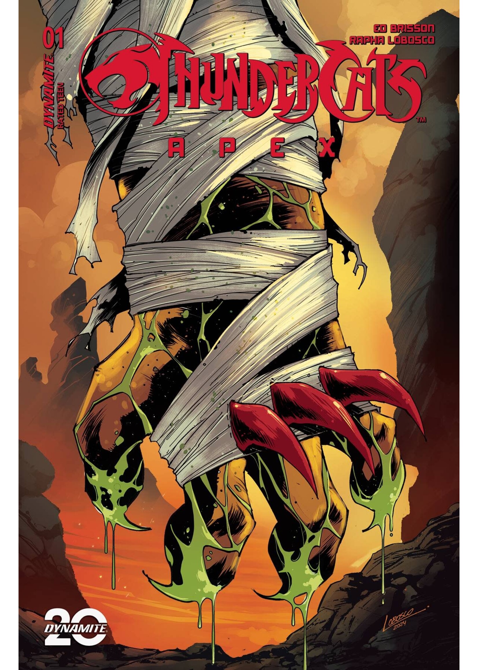 . THUNDERCATS APEX (2024) #1 CVR E CLAW SHIELD LOBOSCO