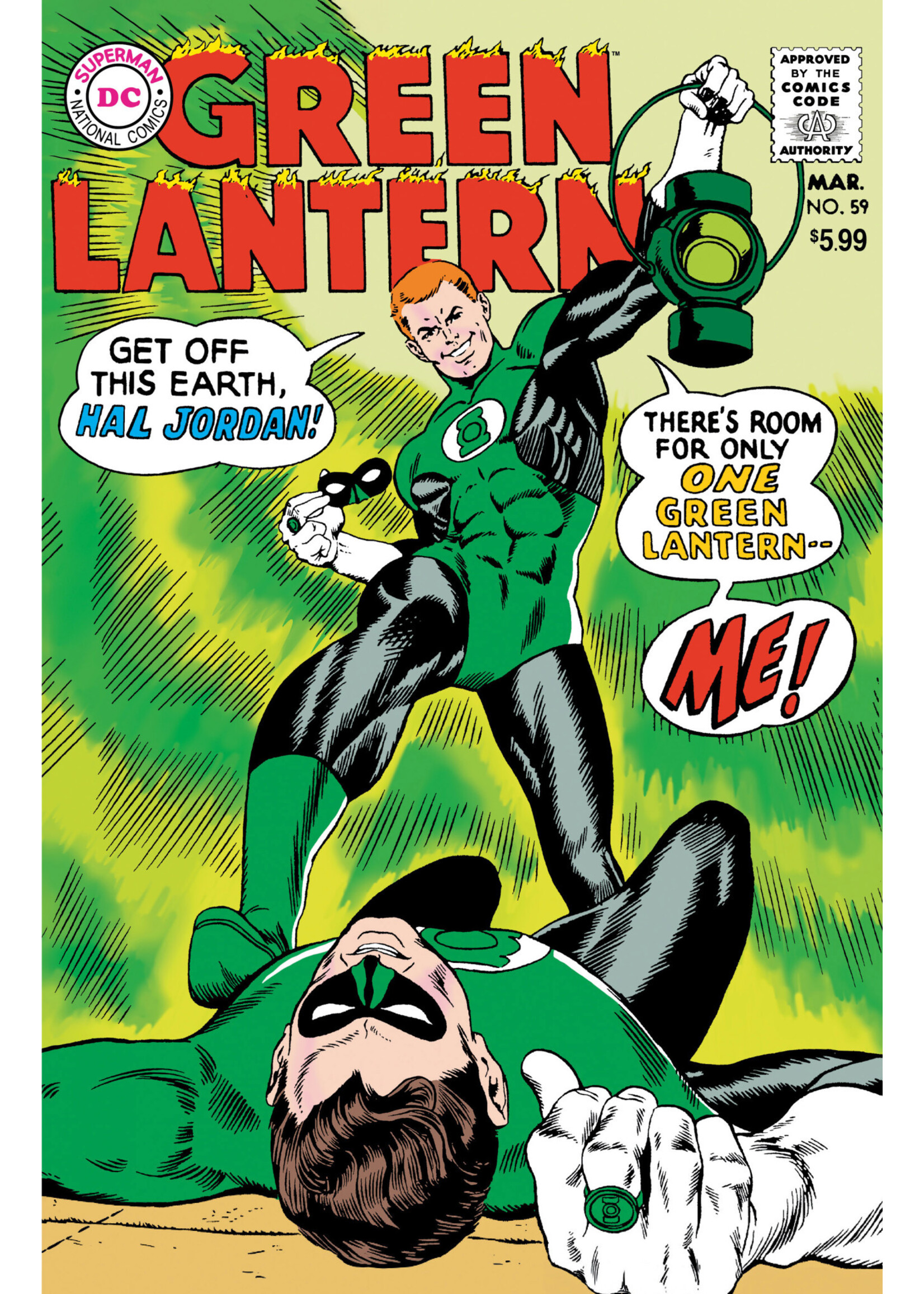 . GREEN LANTERN #59 FACSIMILE EDITION FOIL