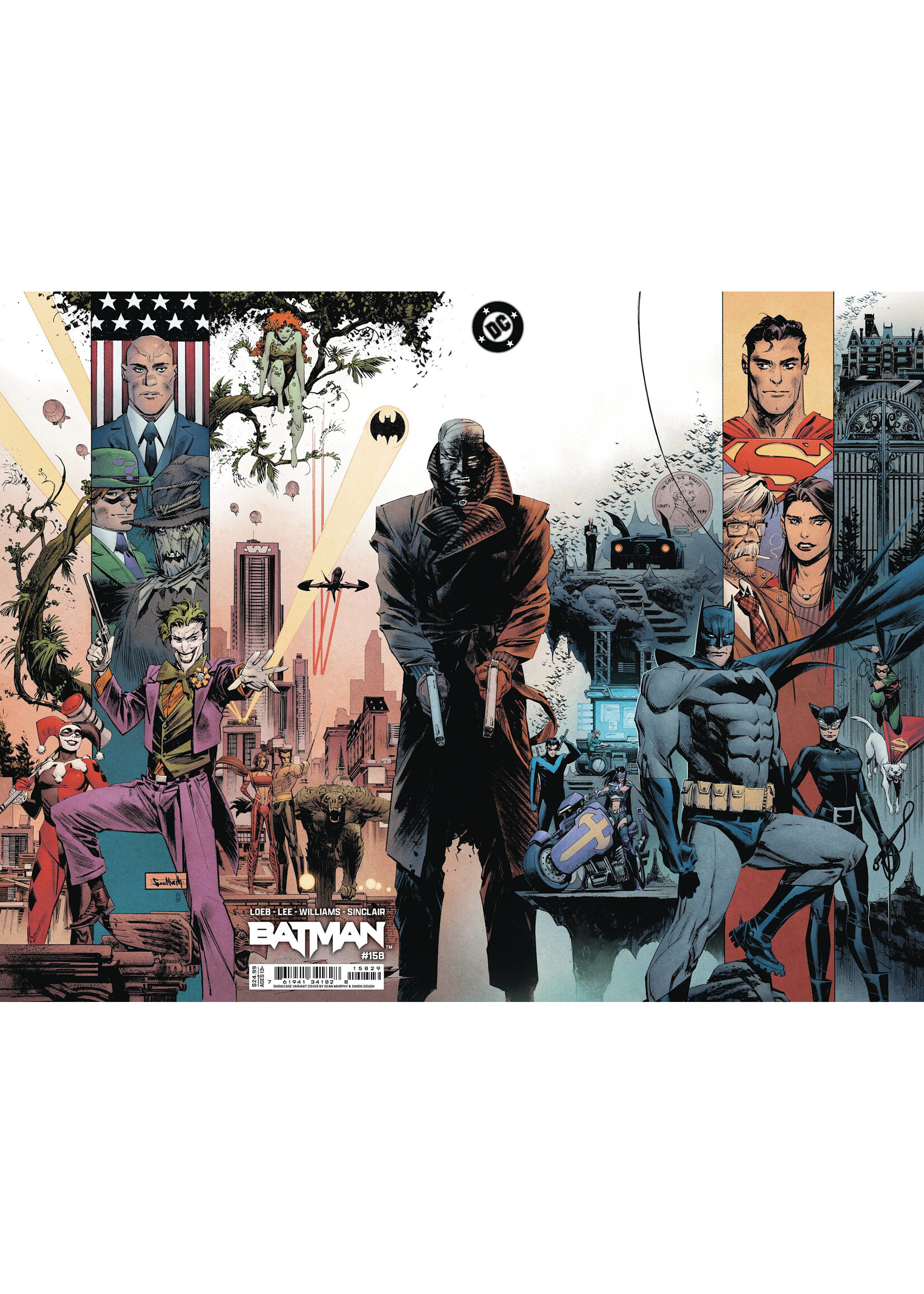 . BATMAN (2016) #158 CVR K MURPHY DC SHOWCASE FOIL VAR