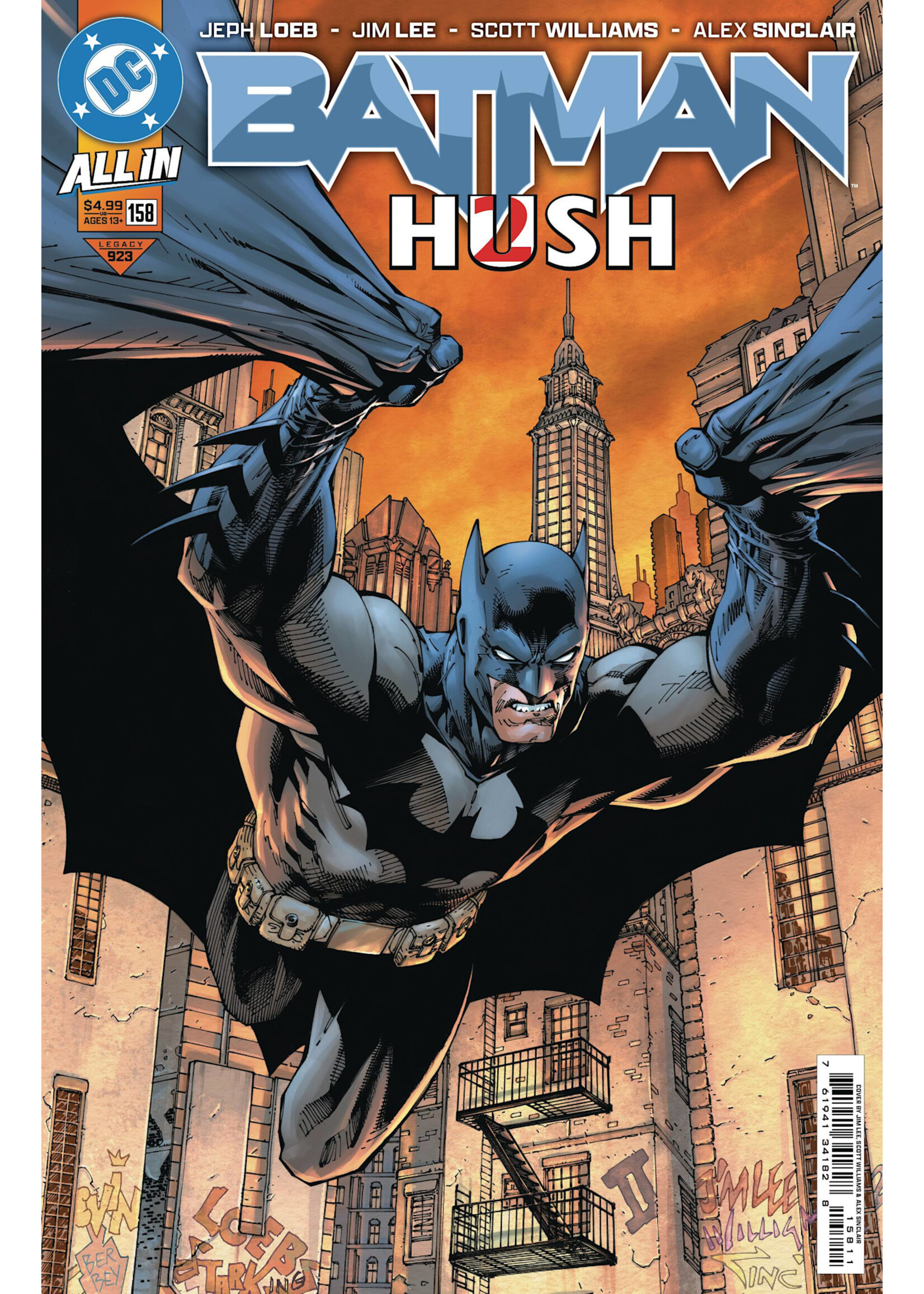 . BATMAN (2016) #158 LEE & WILLIAMS UNLOCK BUNDLE OF 25