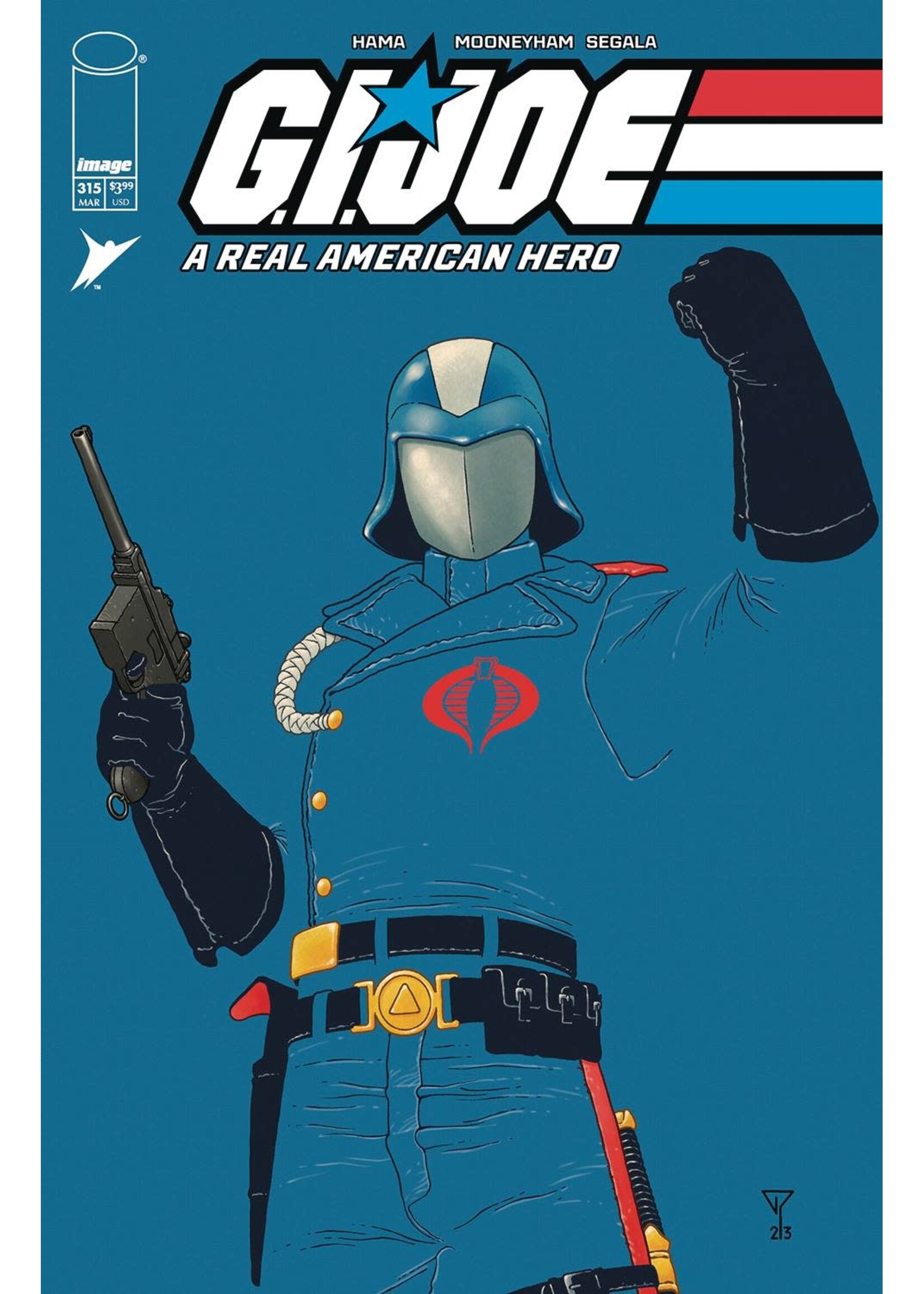 . GI JOE A REAL AMERICAN HERO #315 CVR C INC 1:10 PORTELA CAMOUFLAGE VAR