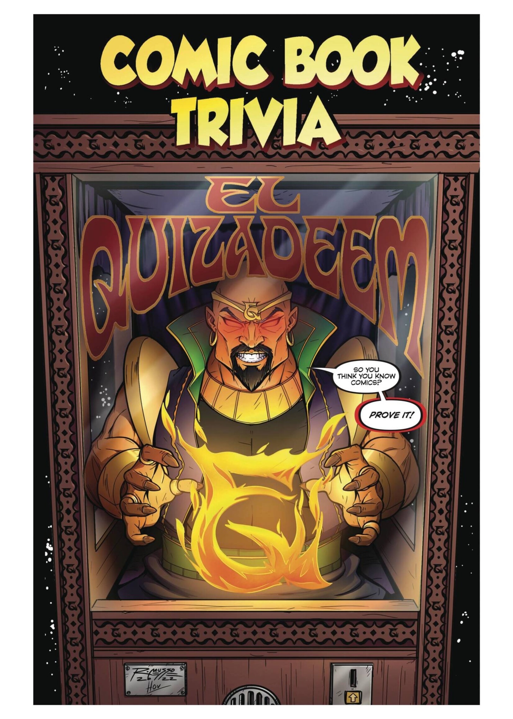 BLOOD MOON COMICS LLC COMIC BOOK TRIVIA #1