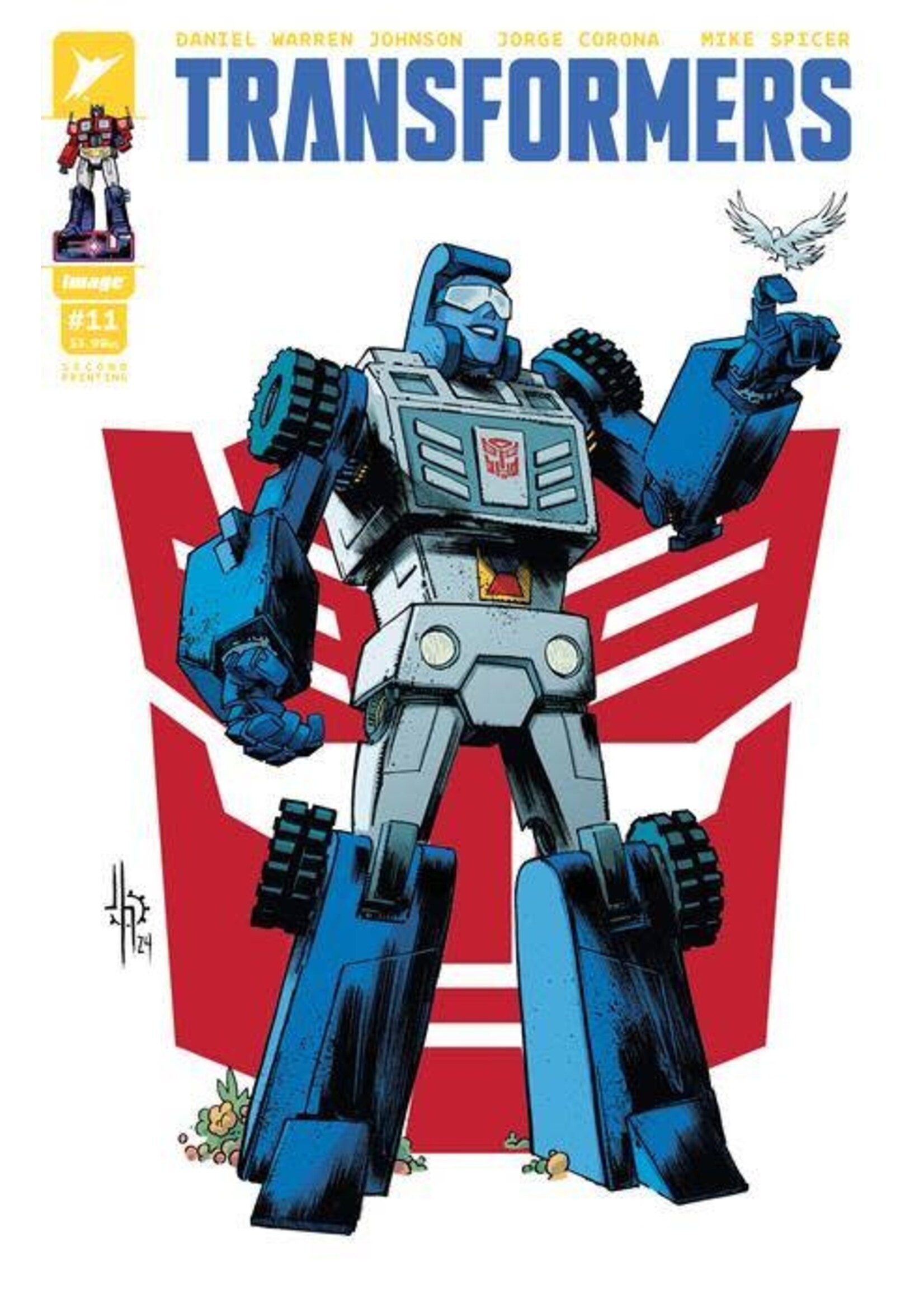 . TRANSFORMERS (2023) #11 2ND PTG CVR B HOWARD AUTOBOT