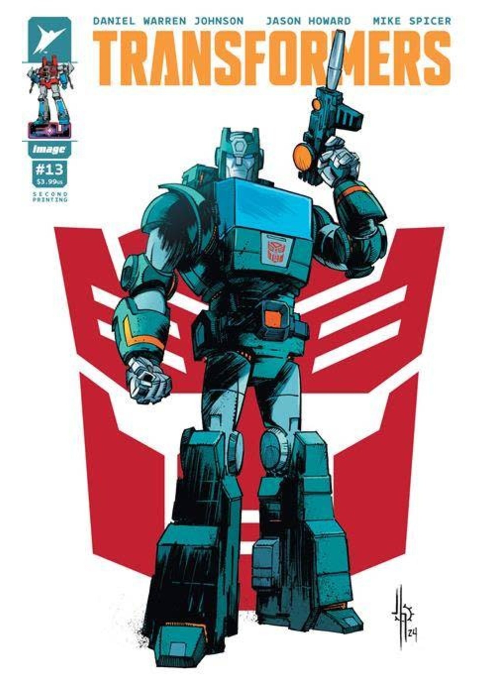 . TRANSFORMERS (2023) #13 2ND PTG CVR B HOWARD AUTOBOT