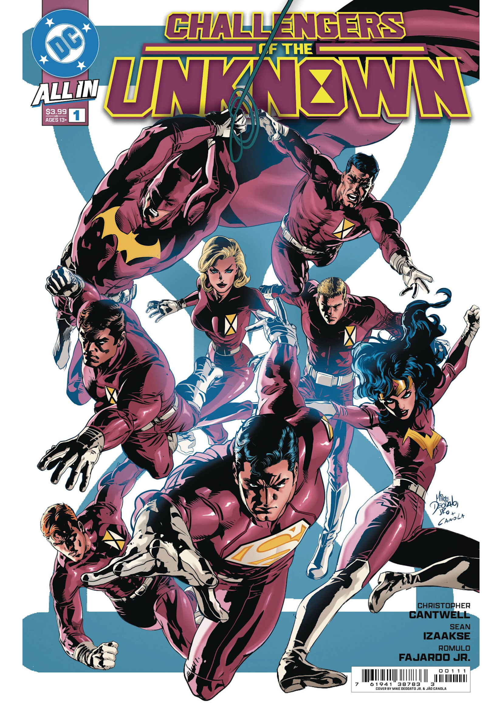 . CHALLENGERS OF THE UNKNOWN (2024) #1 (OF 6) CVR A DEODATO JR